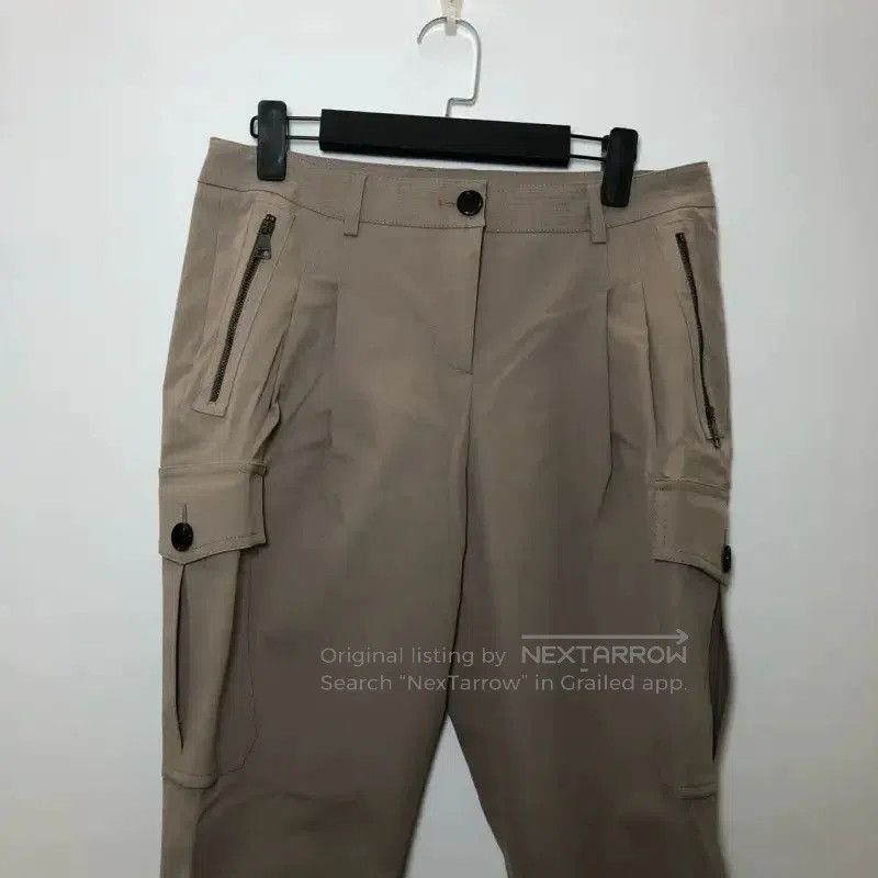 Burberry Burberry Khaki Women's Cotton Trousers. Size 27" / US 4 / IT 40 - 2 Thumbnail