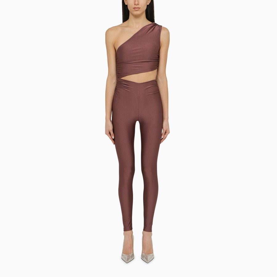 THE ANDAMANE o1d2blof1024 Close-Fitting Jumpsuit In Brown Size 26" / US 2 / IT 38 - 1 Thumbnail