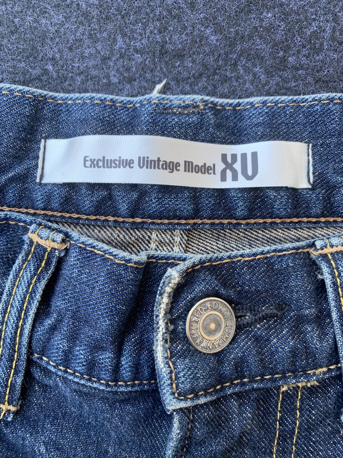 Edwin 𝗙𝗟𝗔𝗥𝗘 EDWIN EXCLUSIVE VINTAGE MODEL XV. (20) Size US 30 / EU 46 - 8 Thumbnail