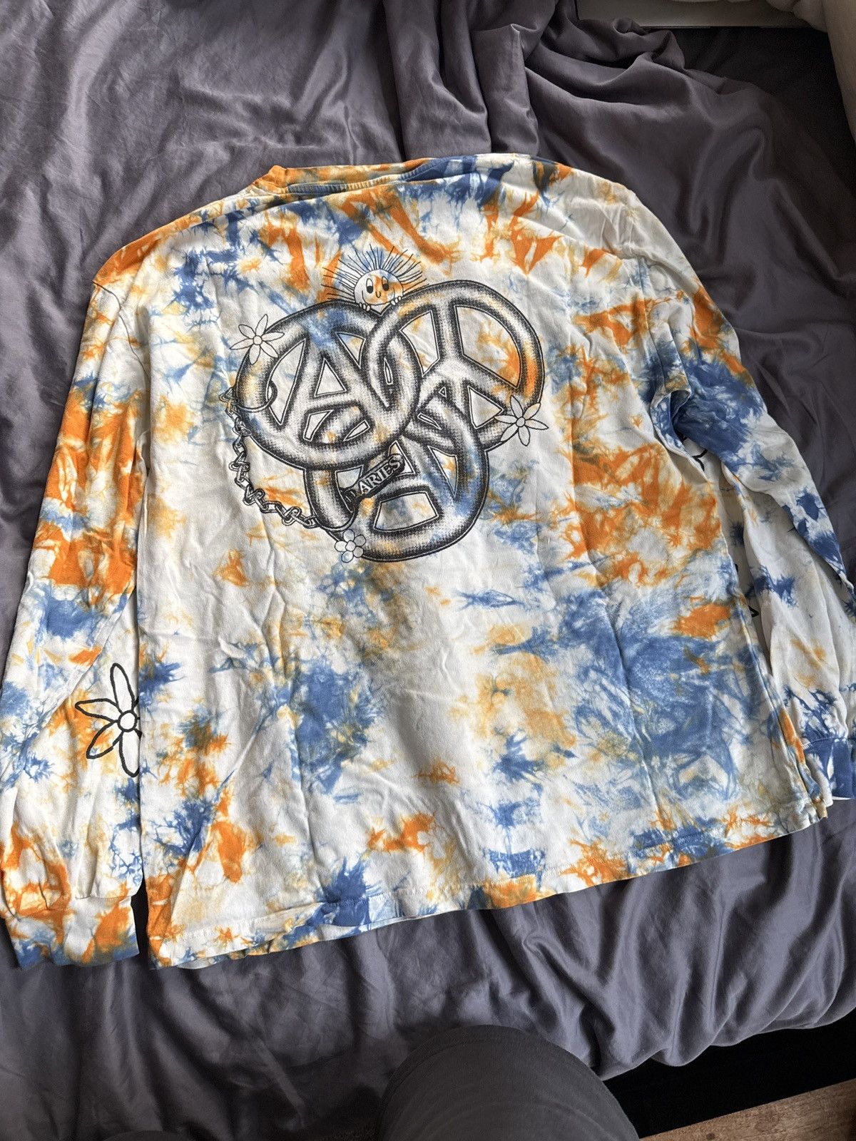 Aries Aries Arise tie dye long sleeve Size US L / EU 52-54 / 3 - 4 Thumbnail