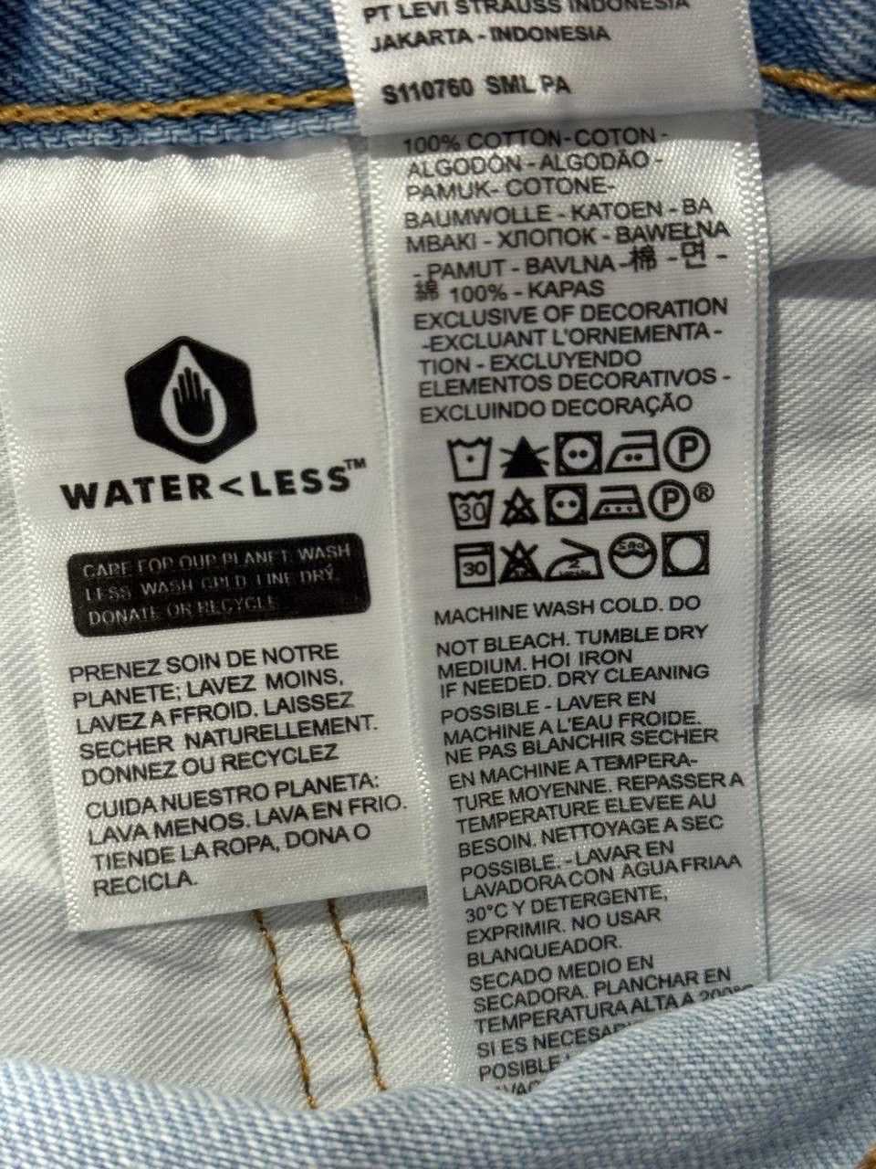 Levi's Levi’s 501 Thermodapt Jeans in Light Blue W34 L30 Size US 34 / EU 50 - 7 Thumbnail