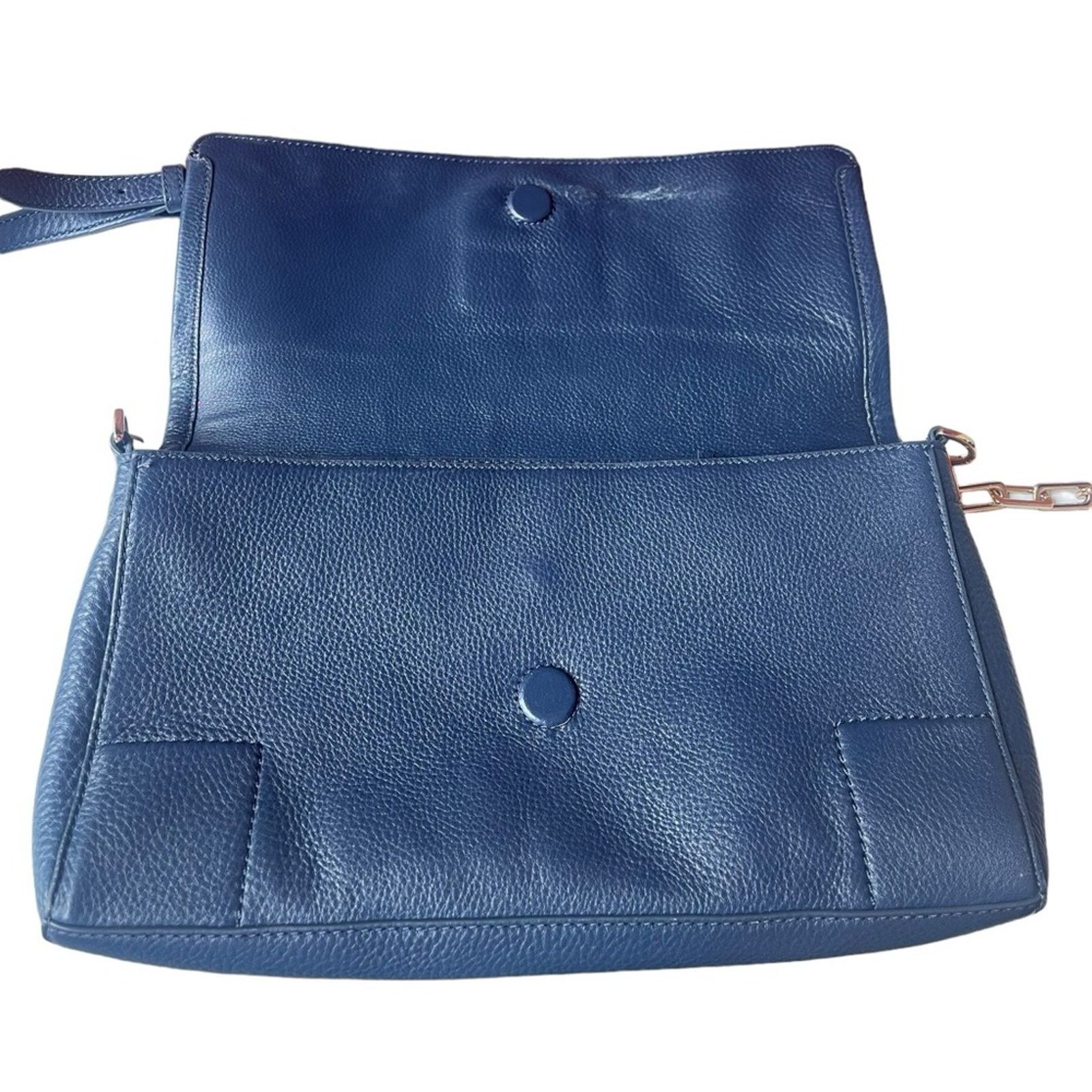 Tory Burch Tory Burch Britten Leather Fold Over Crossbody Bag Size ONE SIZE - 5 Thumbnail