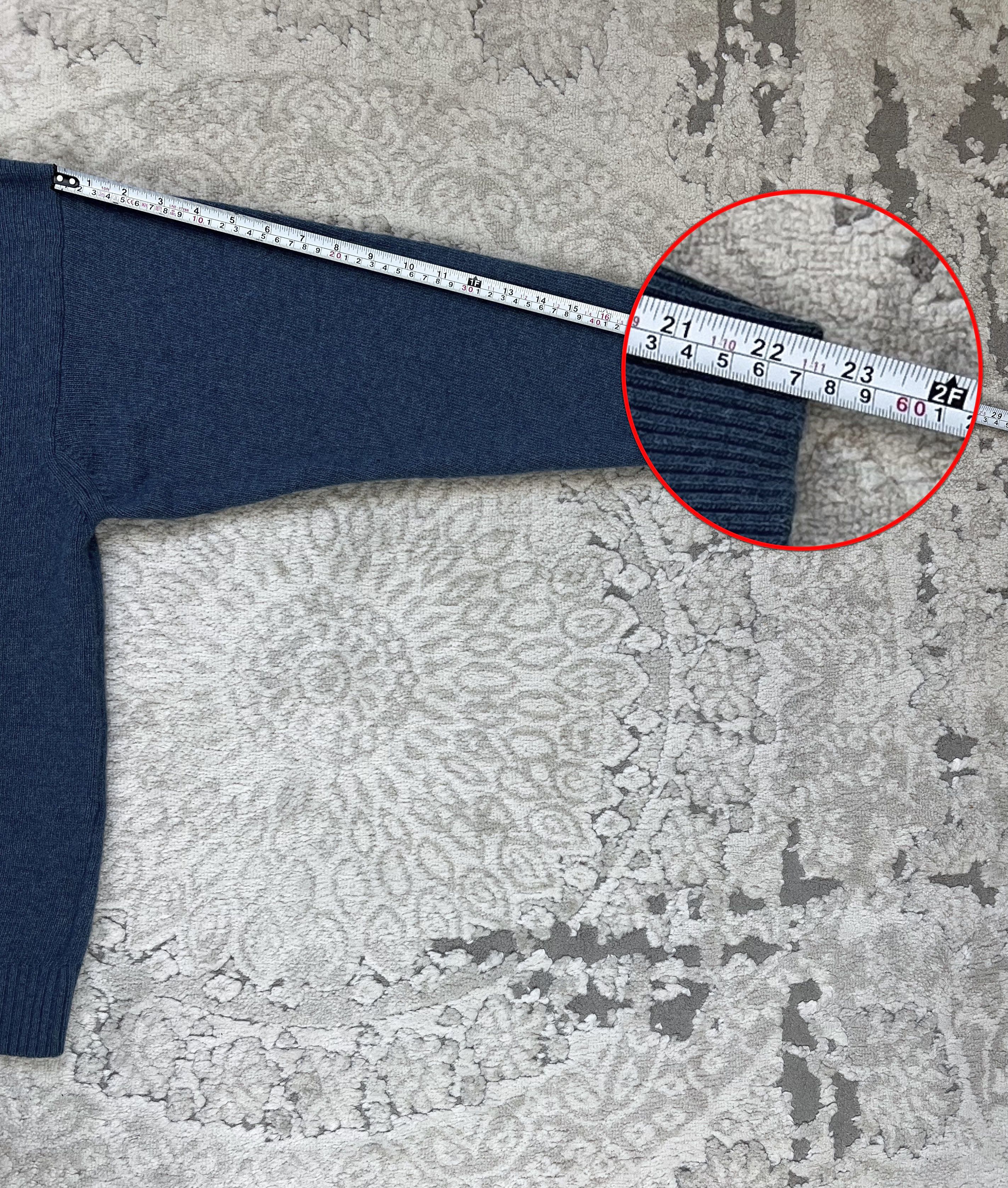 Sergio Tacchini Sergio Tacchini V-Neck Wool Blend Sweater Jumper Blue Italy Size US M / EU 48-50 / 2 - 21 Thumbnail