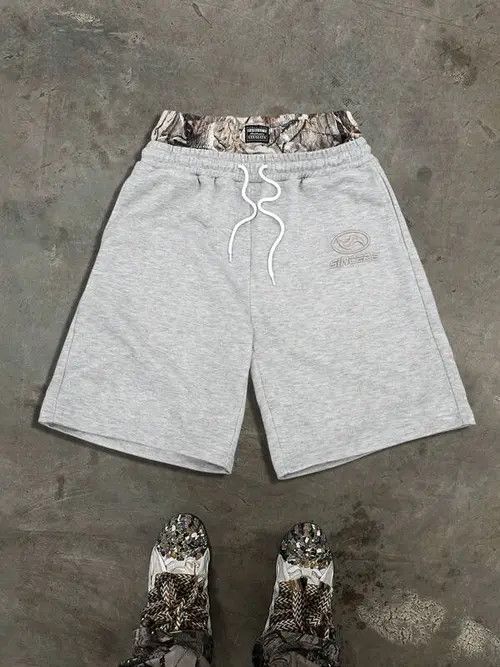 Double waist street shorts oversize