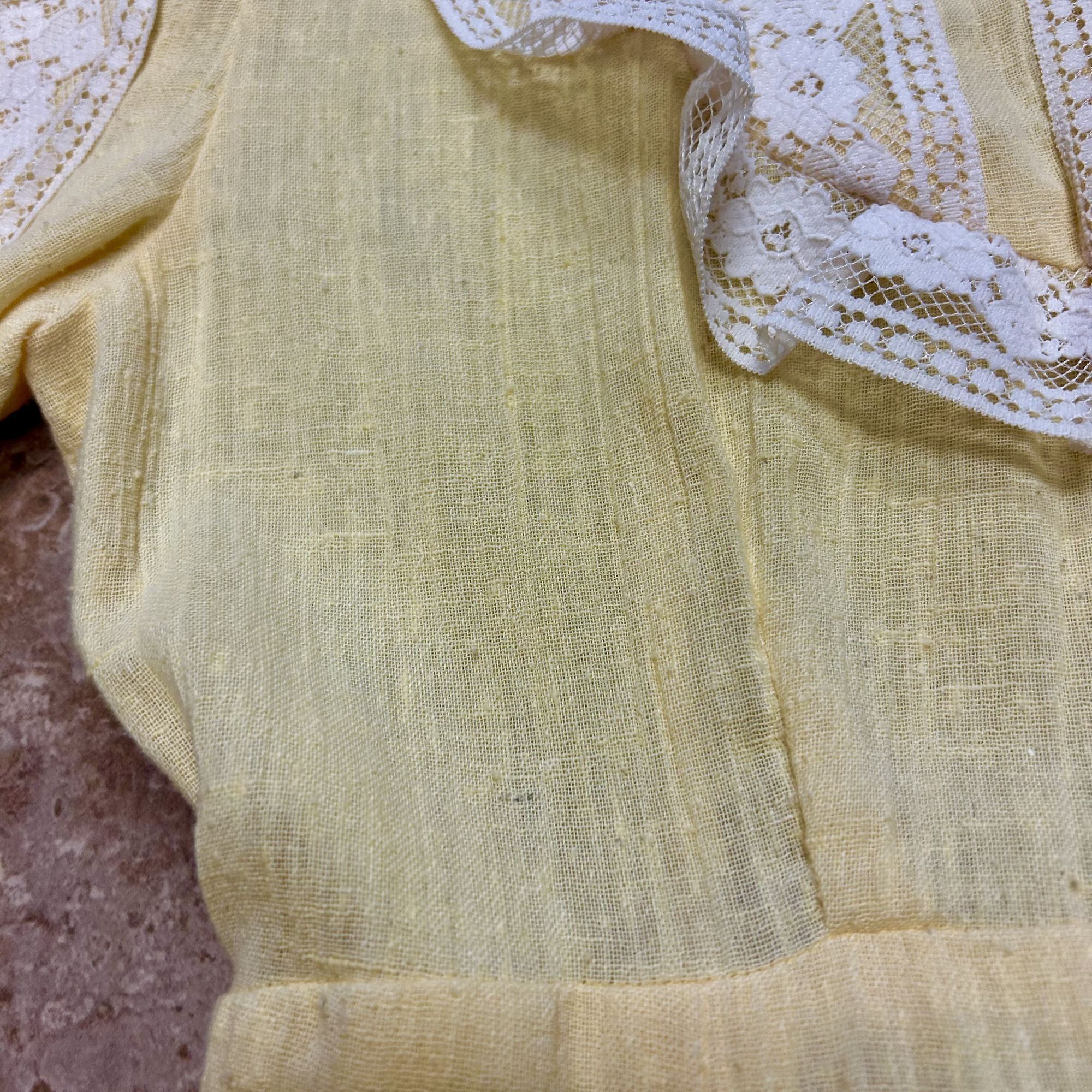 Handmade 70's Gunne Sax Style Prairie FLORAL LACE Wedding Maxi Dress Size S / US 4 / IT 40 - 15 Thumbnail