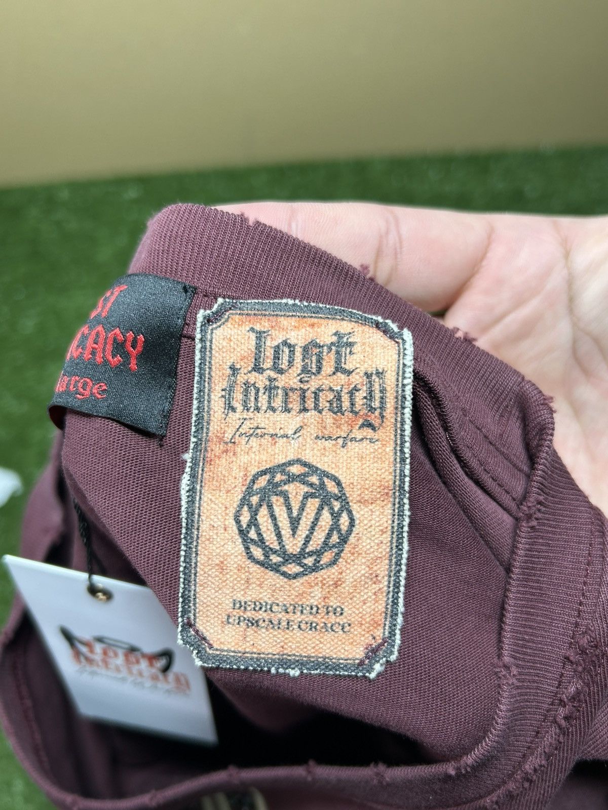 LOST INTRICACY Lost intricacy emerald burgundy angel long sleeve Size US XL / EU 56 / 4 - 5 Thumbnail