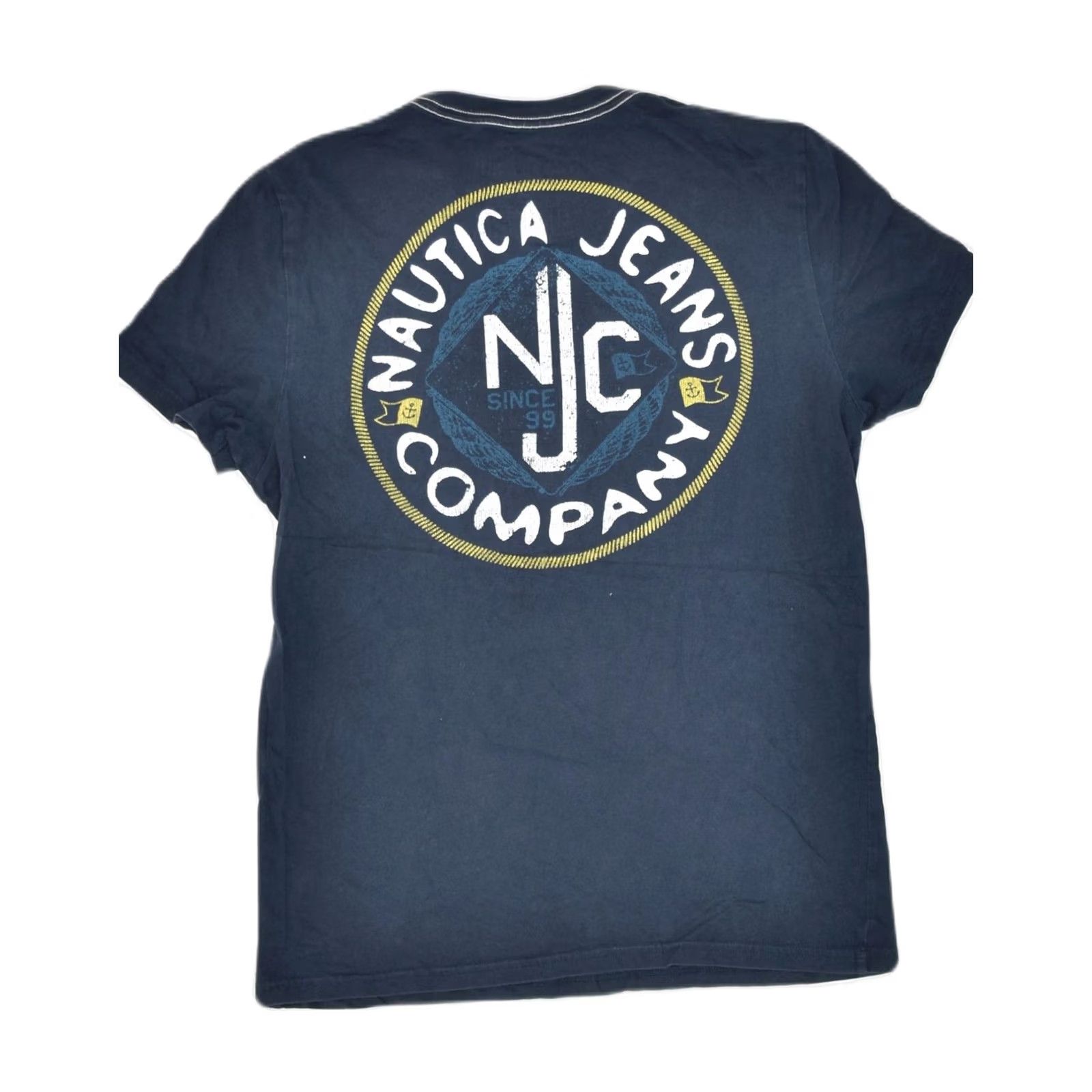Nautica NAUTICA Mens Graphic T-Shirt Top Small Navy Blue Cotton Size US S / EU 44-46 / 1 - 2 Thumbnail