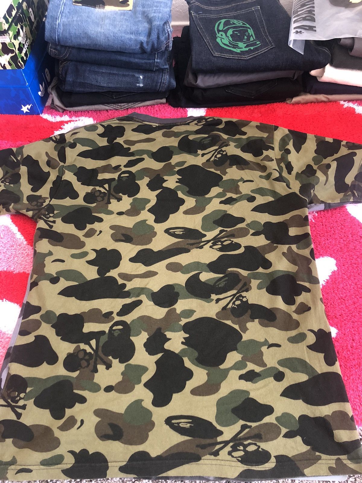 Bape × Mastermind Japan Bape x Mastermind Split Camo Logo Tee Size US M / EU 48-50 / 2 - 2 Thumbnail