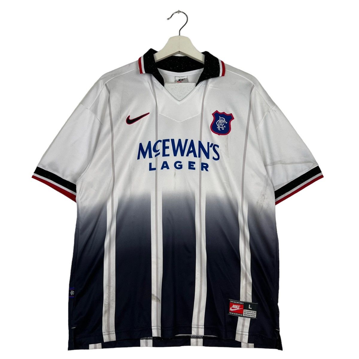 Nike 🔥 VINTAGE NIKE RANGER FC JERSEY Size US L / EU 52-54 / 3 - 1 Thumbnail
