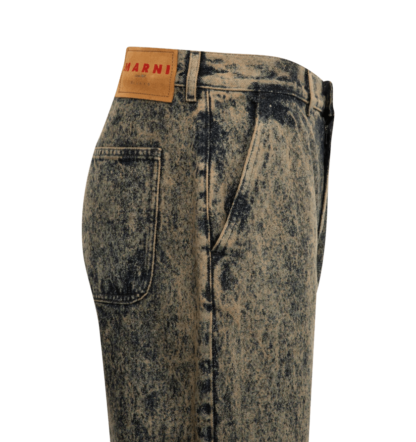 Marni o1h1sh11224 Acid Wash Trousers in Nomad Size US 32 / EU 48 - 2 Thumbnail
