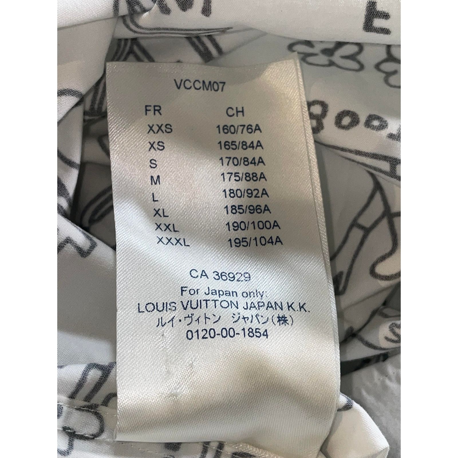 Louis Vuitton Louis Vuitton Multi Logo Print White & Black Button Up Shirt Size US XS / EU 42 / 0 - 4 Thumbnail