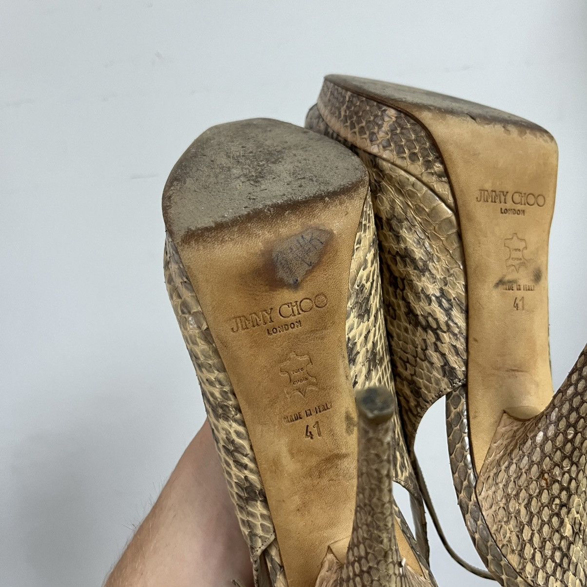 Jimmy Choo Jimmy Choo High Heels Sneak Skin Luxury Size US 11 / IT 41 - 7 Thumbnail