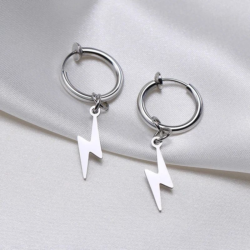 Japanese Brand × Vintage 1Pair Lightning Charm Earrings Size ONE SIZE - 4 Thumbnail