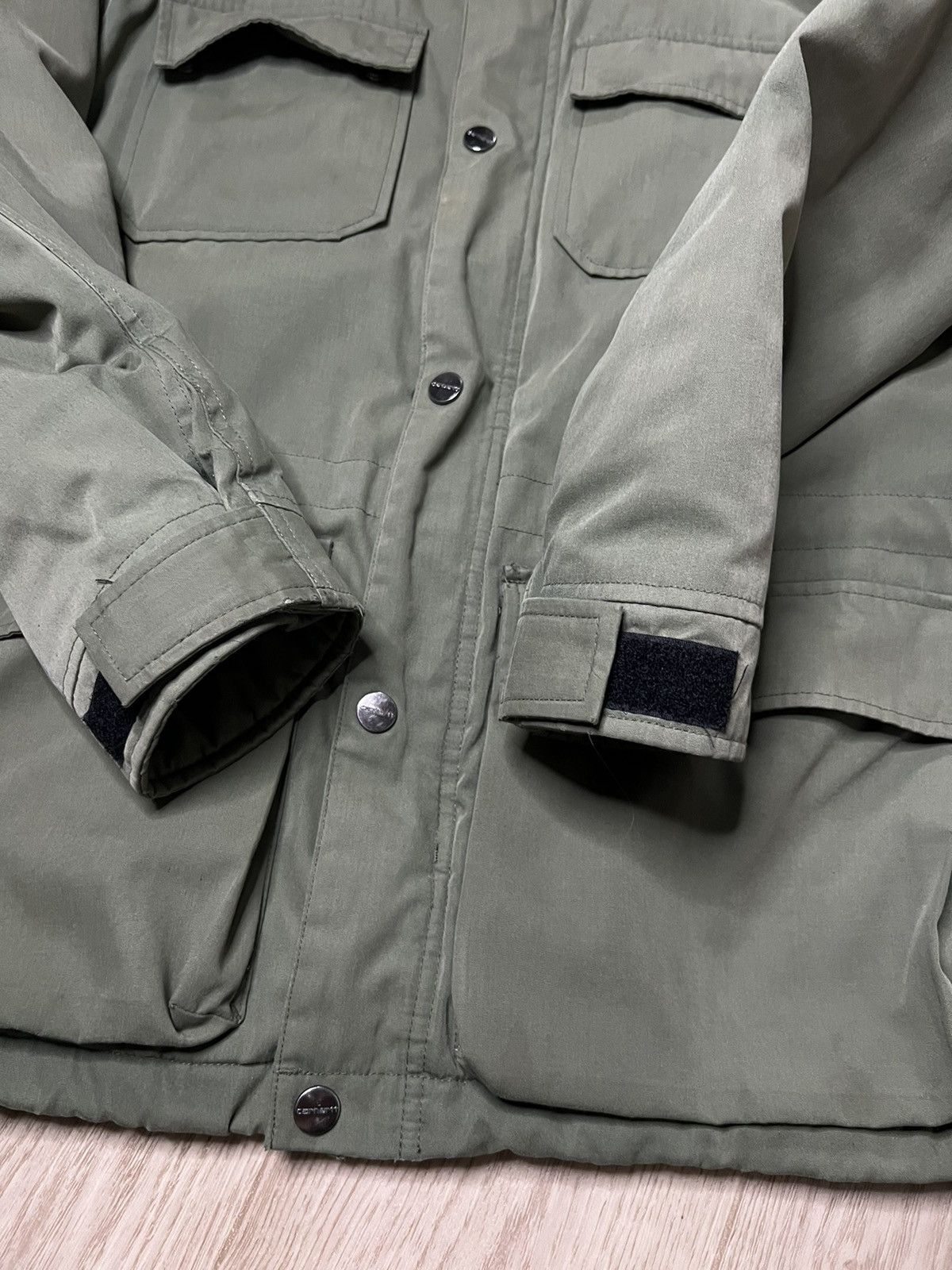 Carhartt Vintage Carhartt Wip Mosley Jacket - Men’s Large Olive Size US L / EU 52-54 / 3 - 5 Thumbnail