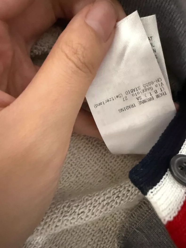 Thom Browne Thom Browne Long-sleeved cotton hoodie Size XS / US 0-2 / IT 36-38 - 6 Thumbnail