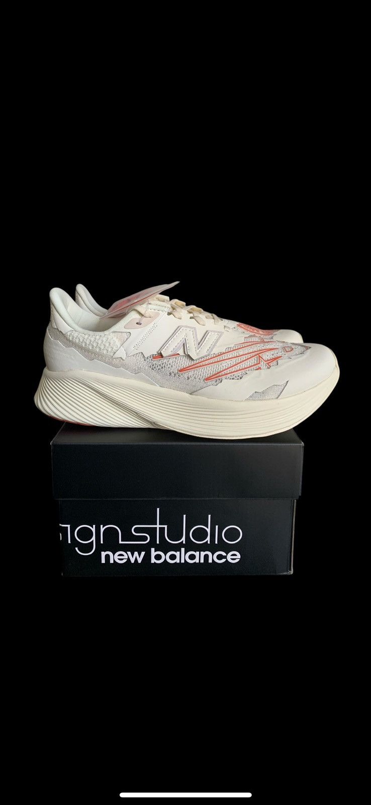 New Balance x Stone Island FuelCell RC Elite White MSRCELTD
