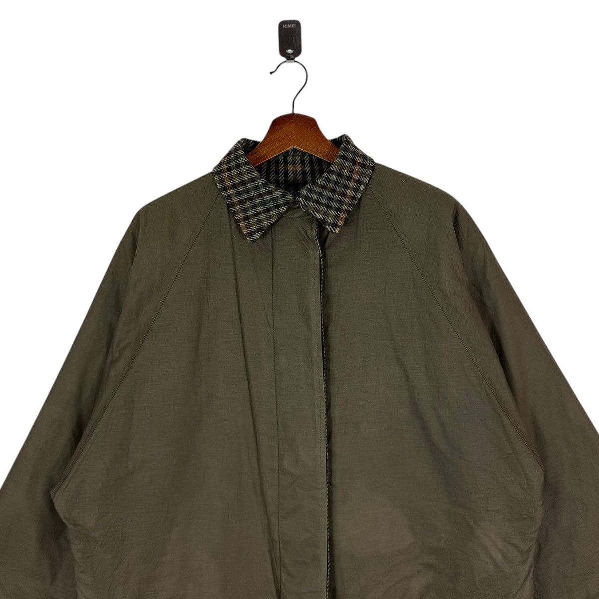 Aquascutum VINTAGE AQUASCUTUM REVERSIBLE MONOGRAM CHECKED OVERCOAT Size US M / EU 48-50 / 2 - 7 Thumbnail