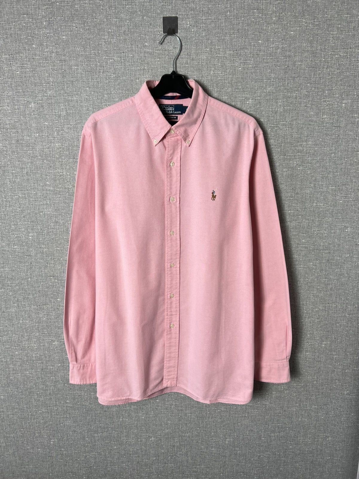 Polo Ralph Lauren Vintage Ralph Lauren Stick Cotton Button Long Sleeves Shirt Size US L / EU 52-54 / 3 - 1 Thumbnail