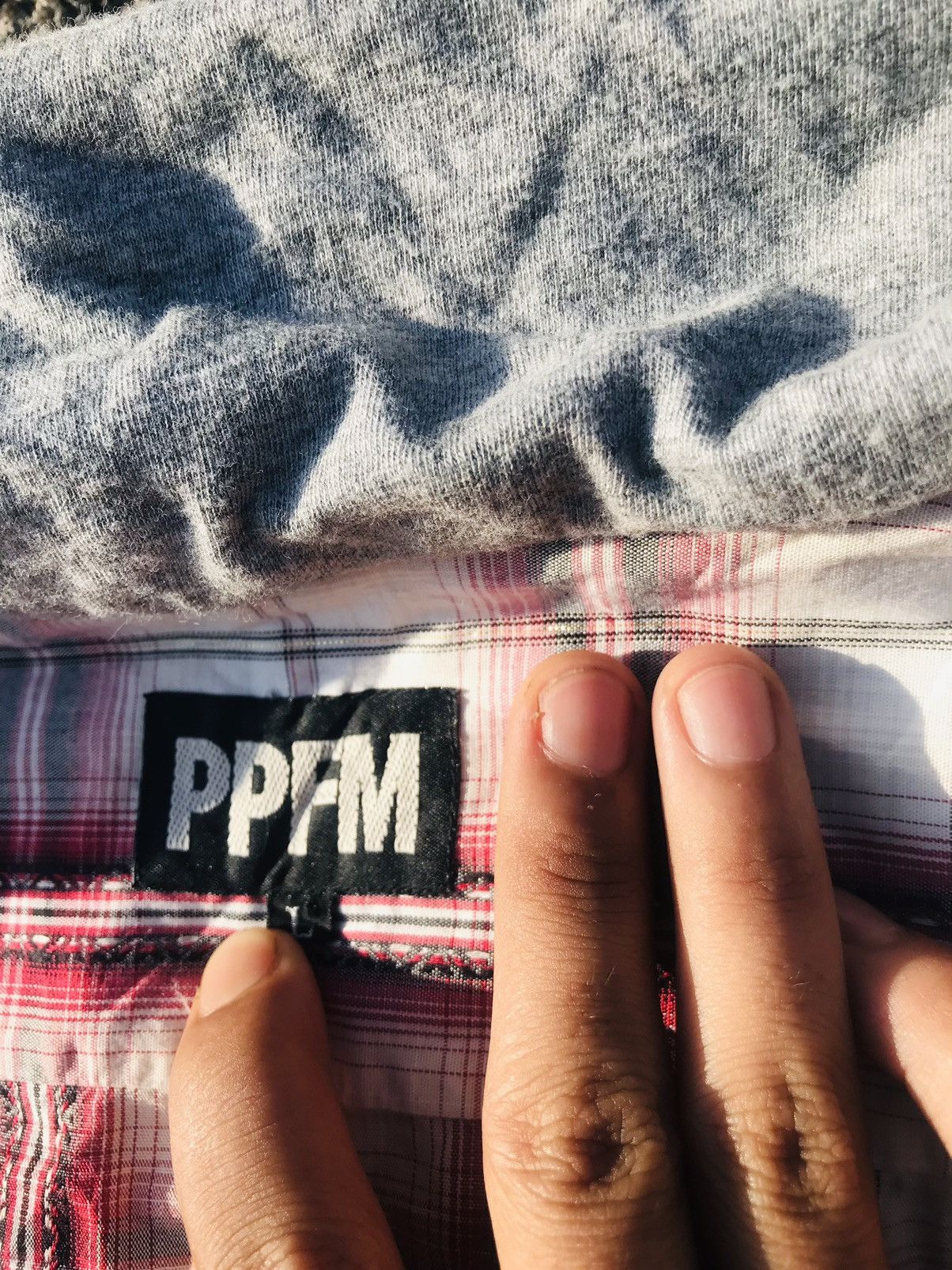 Japanese Brand × PPFM Vintage PPFM Button up shirt Size US L / EU 52-54 / 3 - 4 Thumbnail
