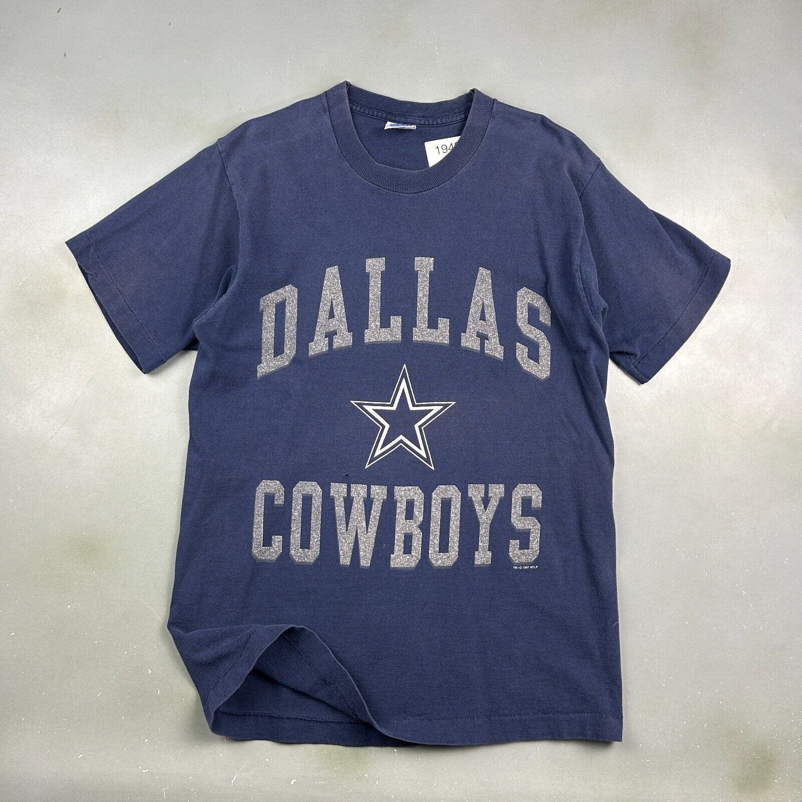 Vintage VINTAGE 90s | Dallas Cowboys Arch Logo Salem T-Shirt M Size US M / EU 48-50 / 2 - 1 Thumbnail