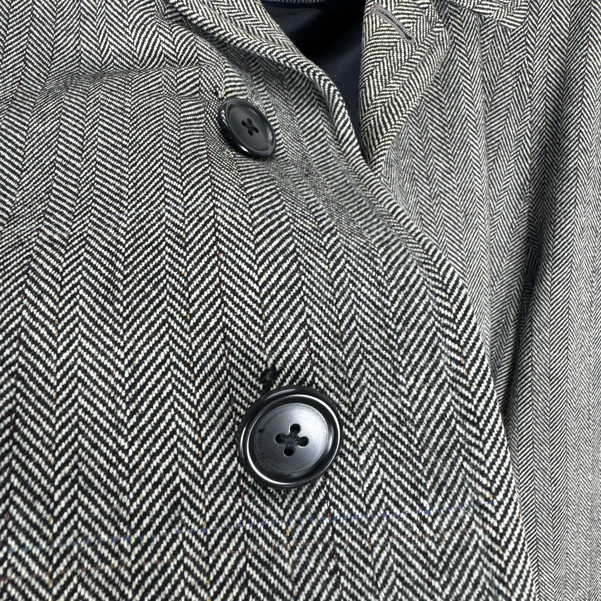 Burberry 🔥BURBERRY HERRINGBONE WOOL LONG JACKET Size US M / EU 48-50 / 2 - 5 Thumbnail