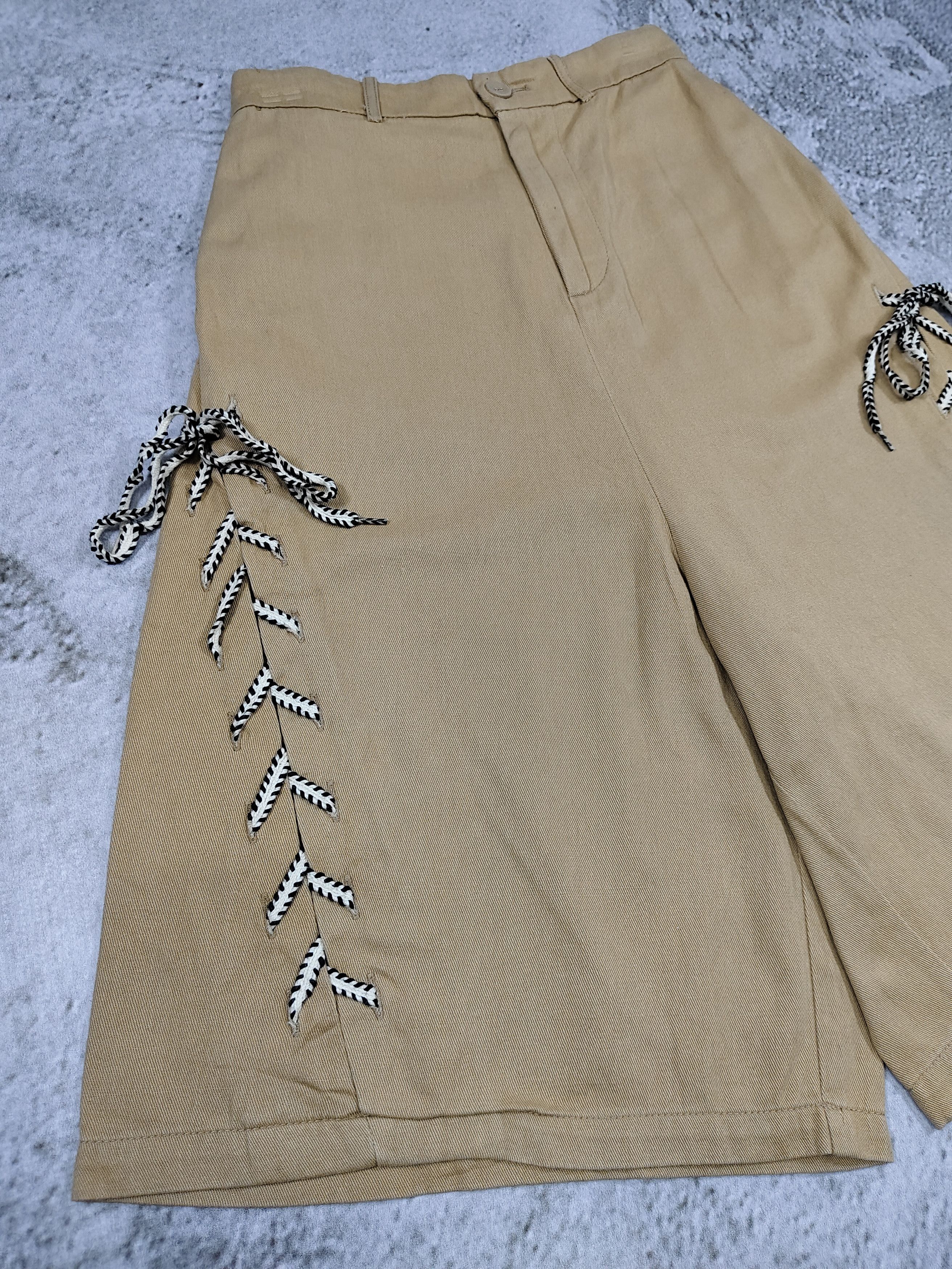 Japanese Brand Rivet & Surge🇯🇵 Archive Utility Lace-Up Culotte Wide Leg Size 30" / US 8 / IT 44 - 4 Thumbnail
