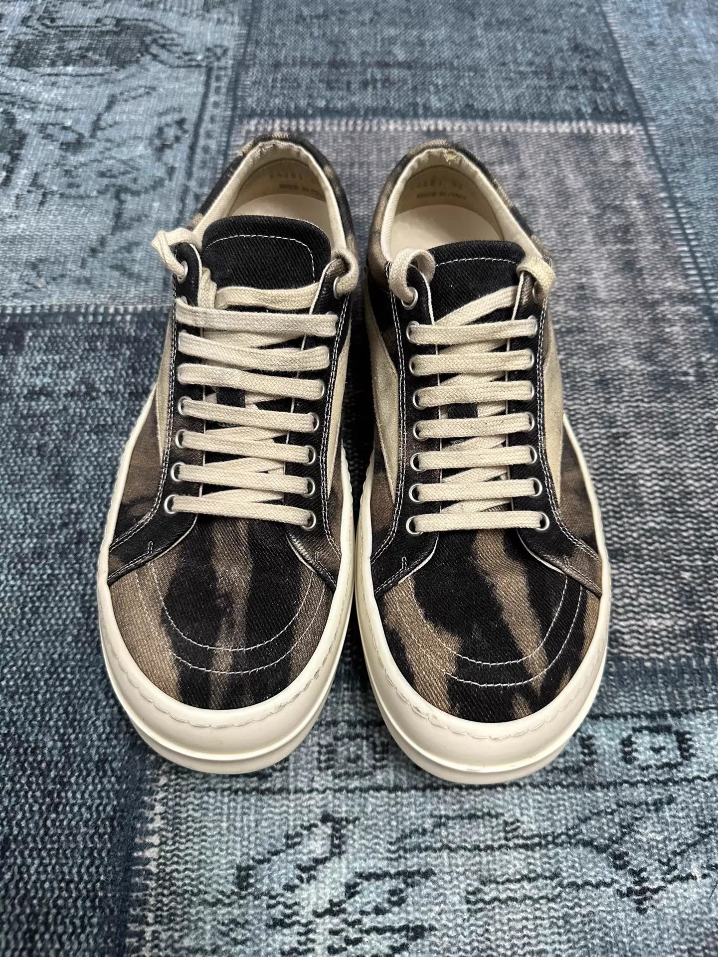 Rick Owens Rick Owens DRKSHDW Flame Tie-Dye Converse-Style 43 Naked Size US 10 / EU 43 - 5 Thumbnail