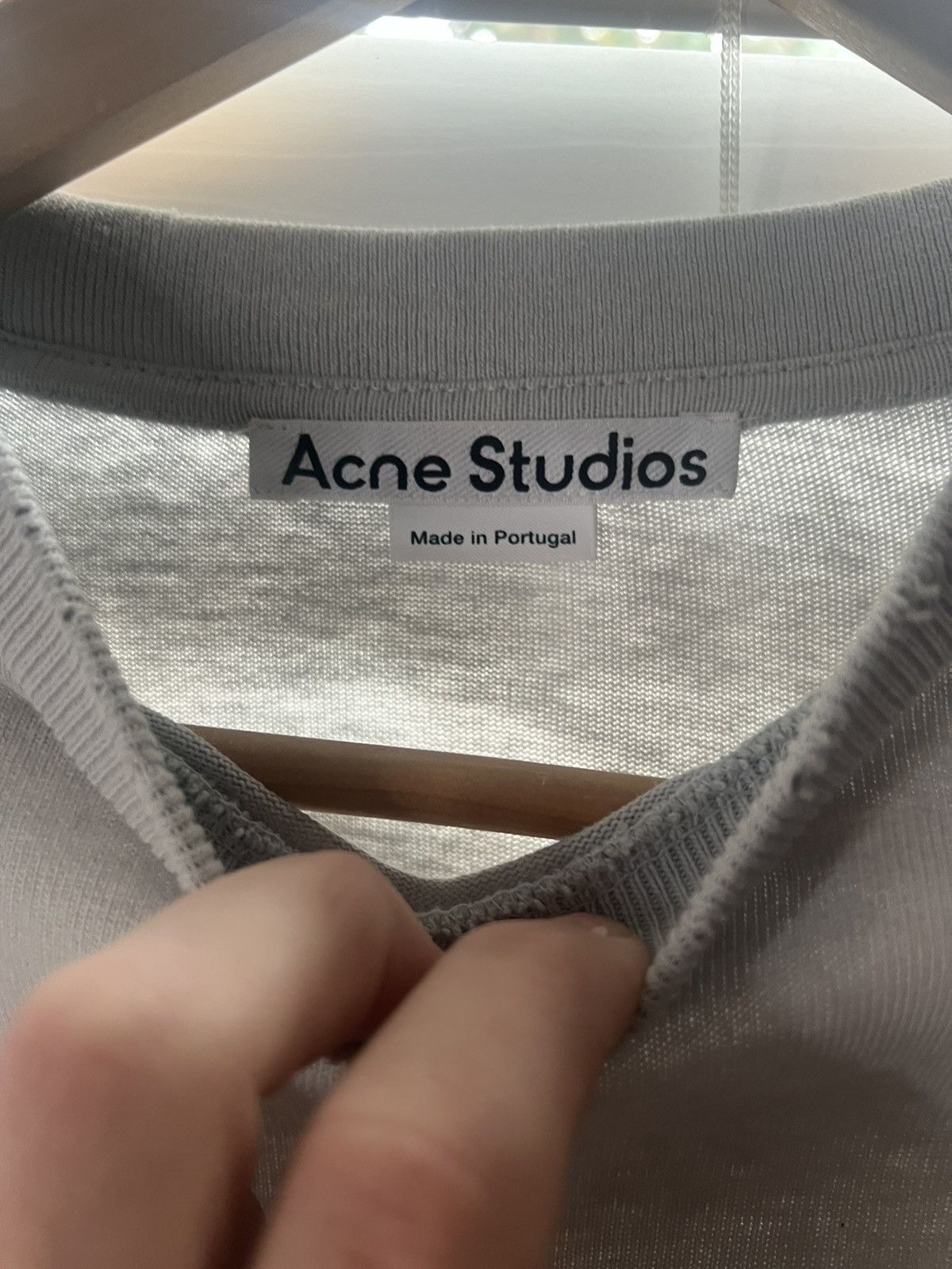 Acne Studios Edra Double U Champagne Longsleeve Size US XS / EU 42 / 0 - 2 Thumbnail