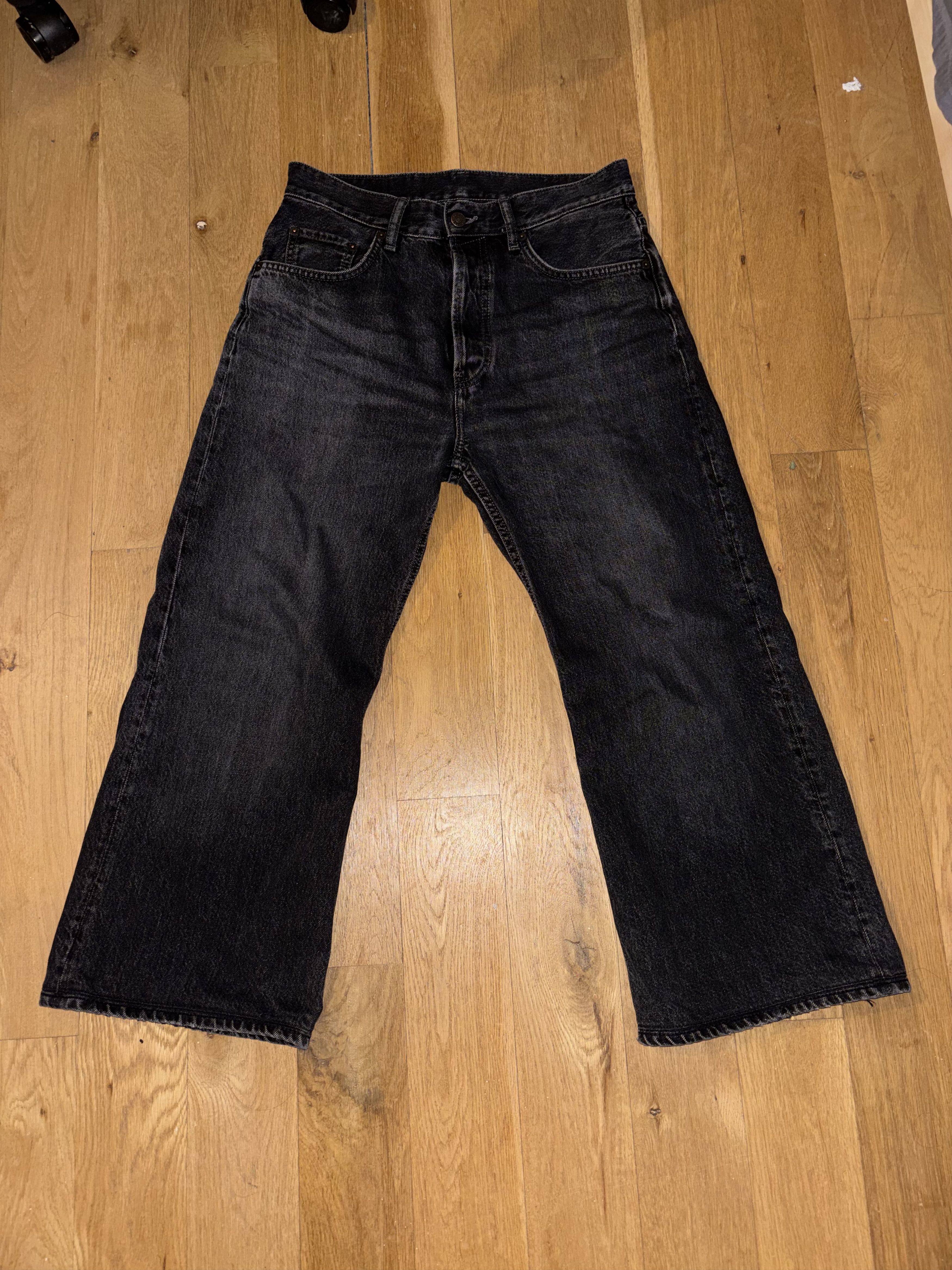 Acne Studios Acne Studios 1992M Vintage Black Bootcut Flared Denim