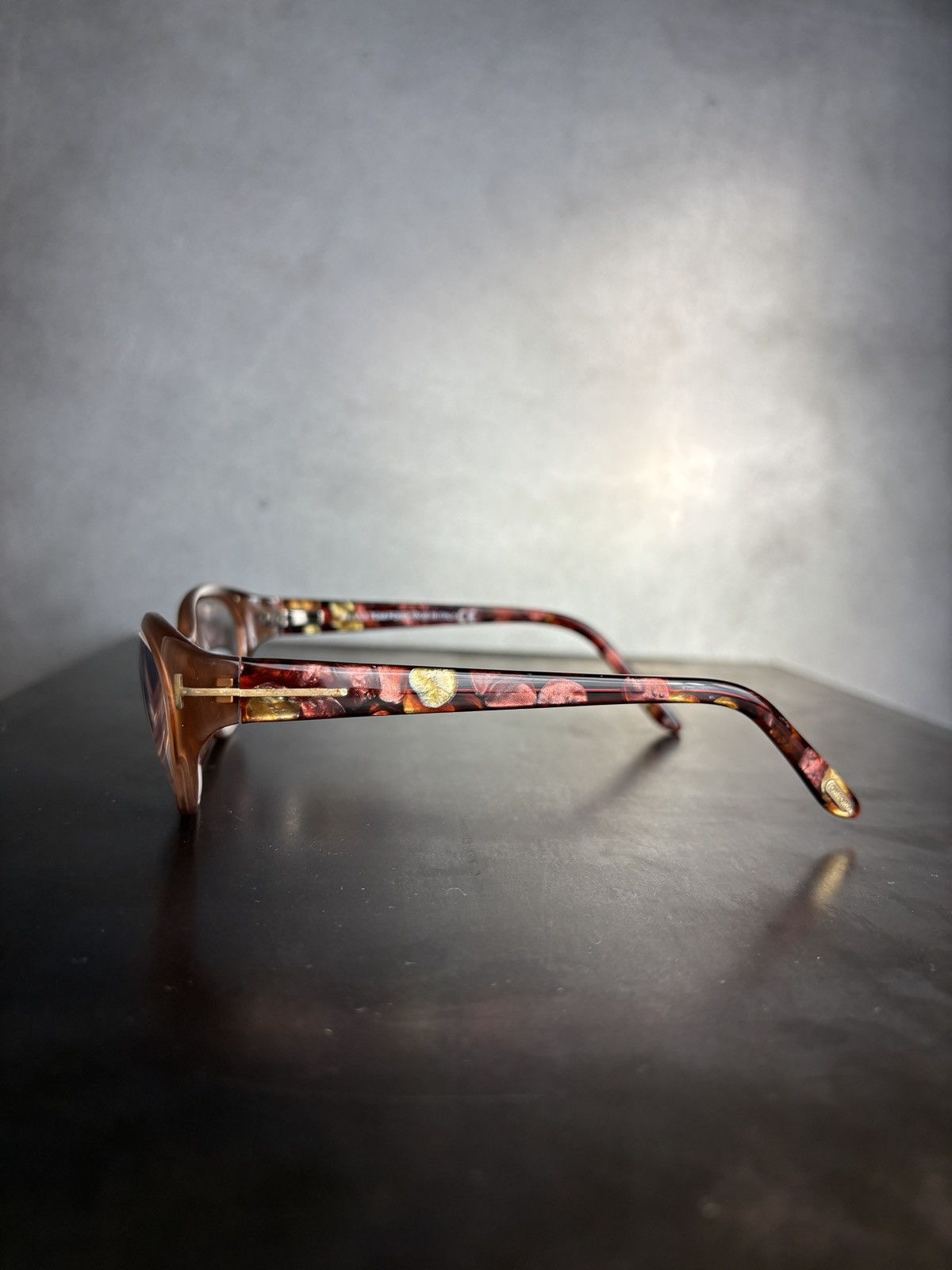 Tom Ford Tom Ford Eyeglasses TF 5244 Oval Cat Eye 1980s Pattern Size ONE SIZE - 3 Thumbnail