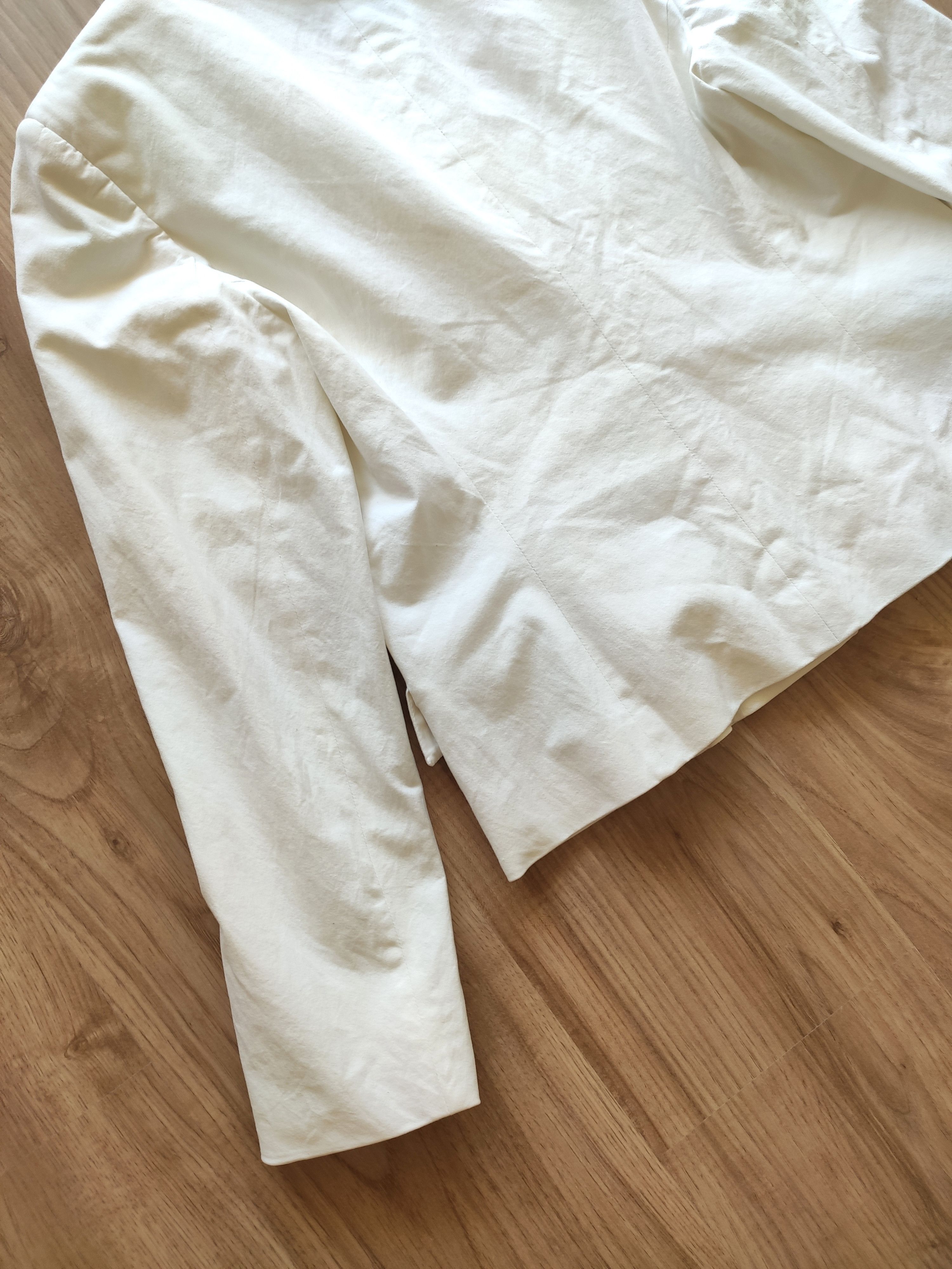 Designer × Piazza Sempione Piazza Sempione women blazer jacket old money white Size L / US 10 / IT 46 - 12 Thumbnail