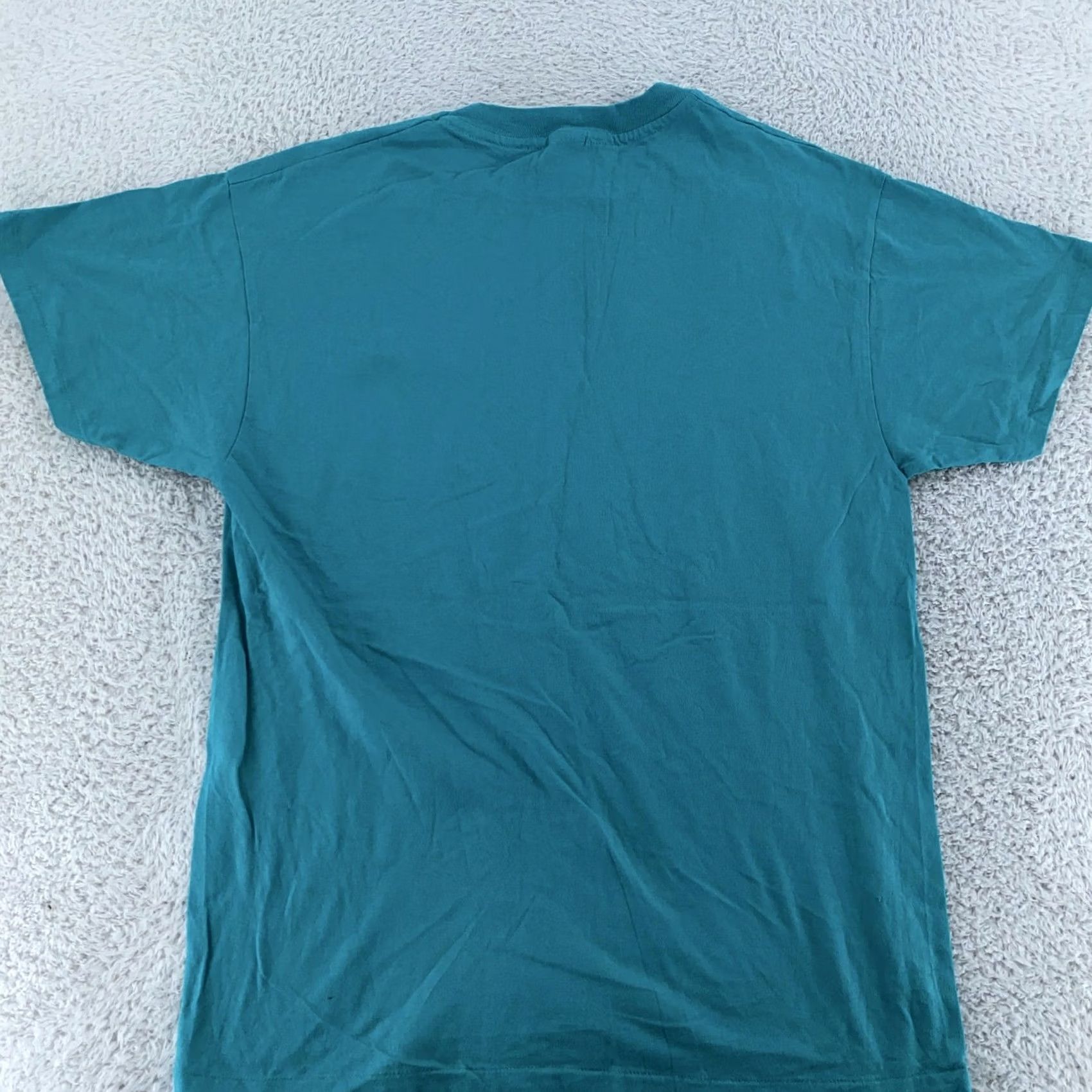 Hanes Hanes Tee Shirt Blue Pocket Crew Neck Short Sleeve Mens M Vintage 90s Style Shirt USA Teal Blue Pocket Tee Hanes Mens Medium Blue Shirt Size US M / EU 48-50 / 2 - 4 Thumbnail