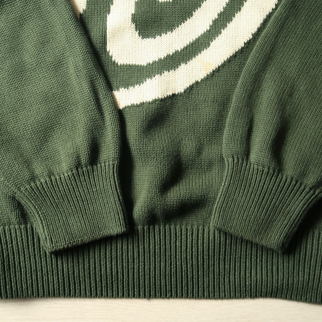 Stussy Stussy S Curly Green Sweater Size US M / EU 48-50 / 2 - 5 Thumbnail