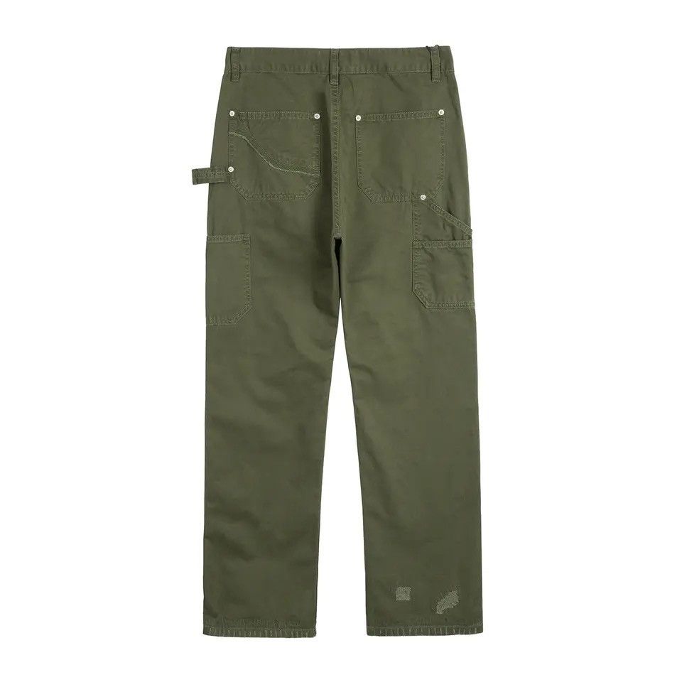 Designer × Japanese Brand × Vintage Military green zipper utility flared cargo pants Size US 32 / EU 48 - 4 Thumbnail