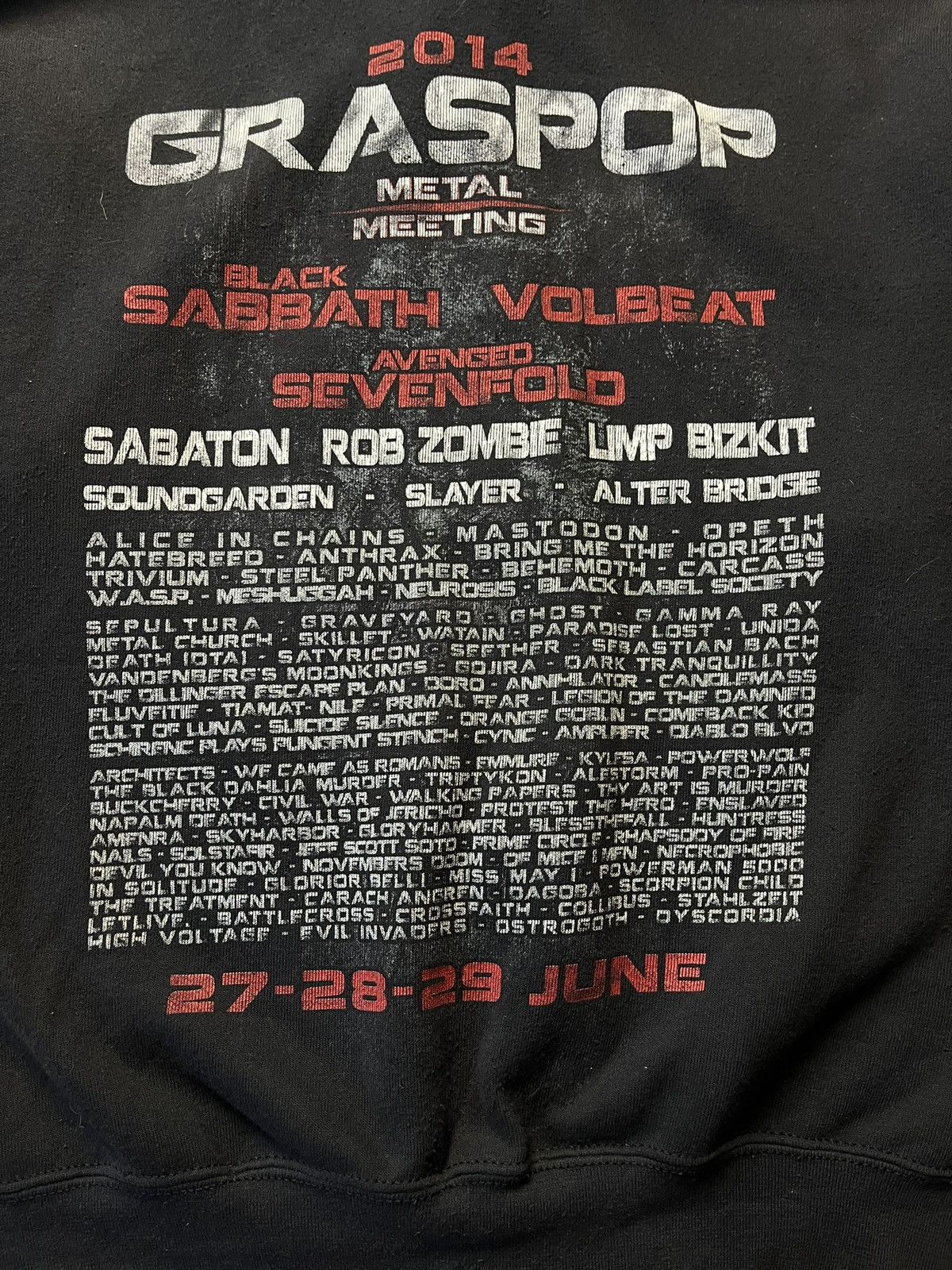 Vintage Vintage Graspop 2014 Metal Meeting Rock Size US L / EU 52-54 / 3 - 25 Thumbnail