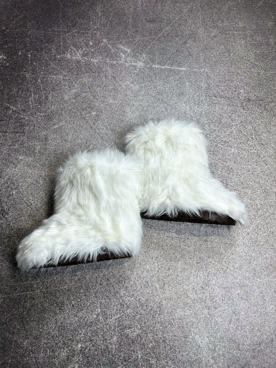 Hysteric Glamour Fur Boots White Fluffy Winter Coquette Y2K Snow Bunny Core Size US 5.5 / EU 38 - 15 Thumbnail