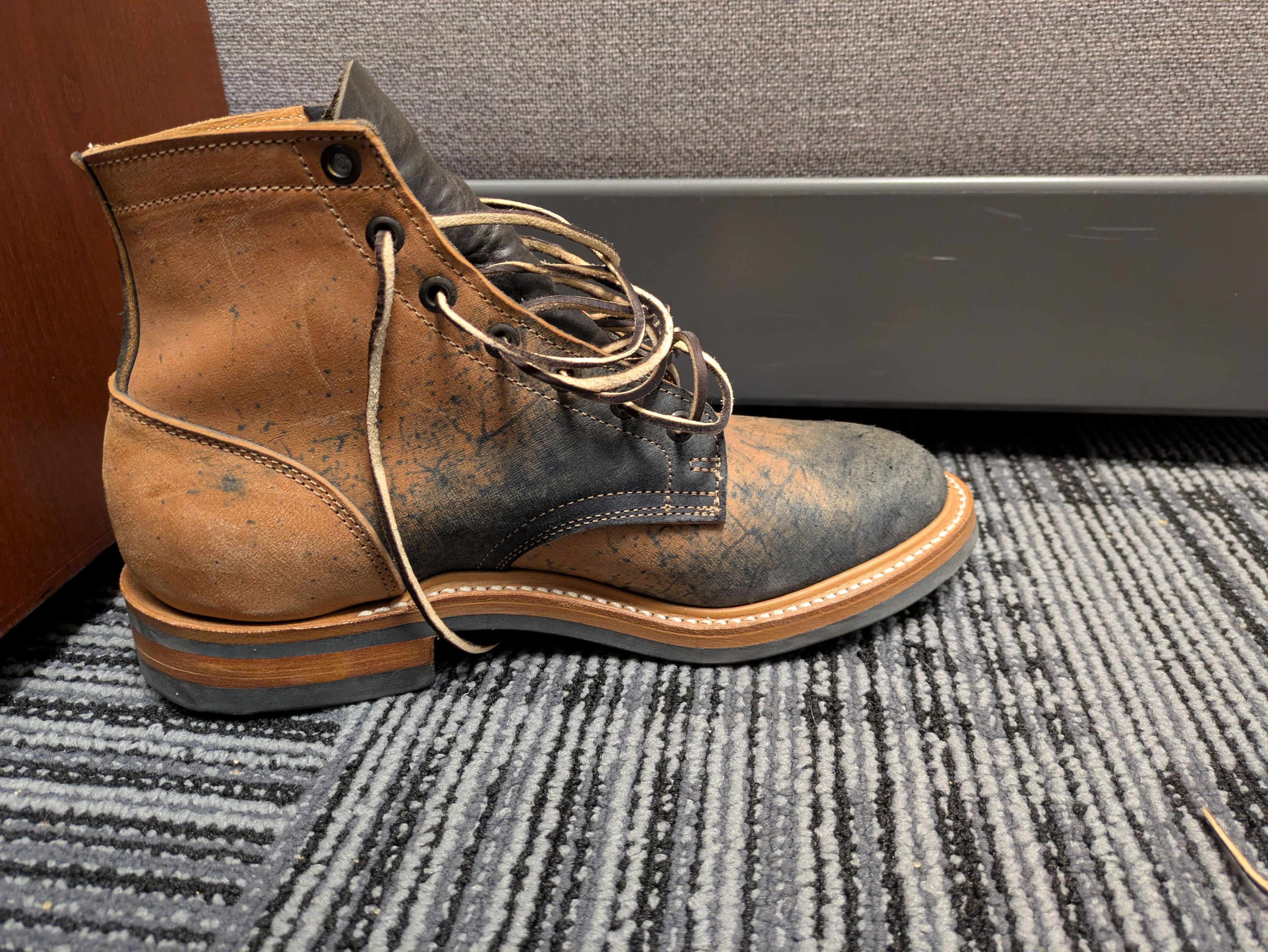 Truman Boot Co. Navy Horse Rump RO Size US 8.5 / EU 41-42 - 5 Thumbnail