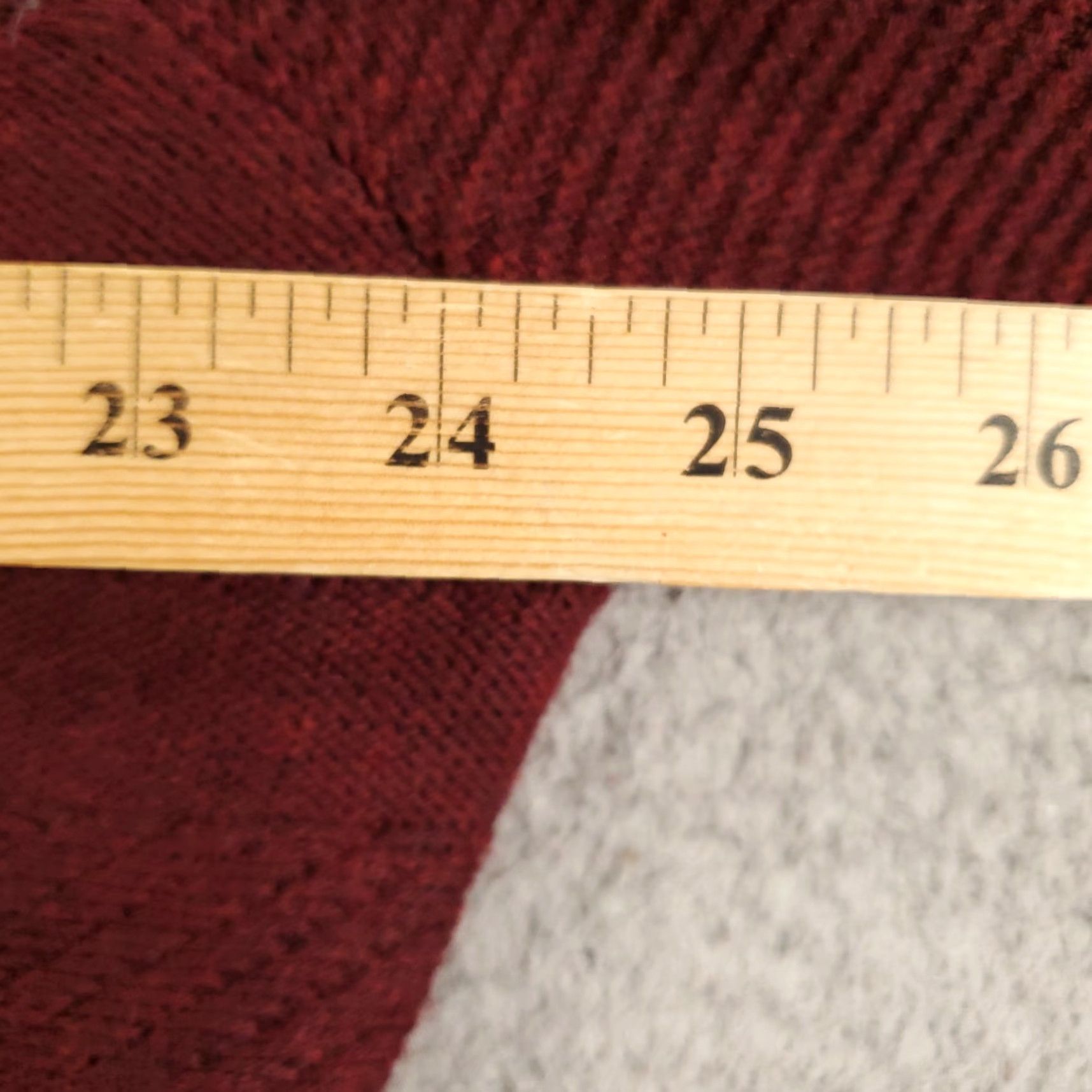 Banana Republic Banana Republic Sweater Mens XL Burgundy Red Pullover Knit Button Mock Neck Wool Blend Size US XL / EU 56 / 4 - 3 Thumbnail
