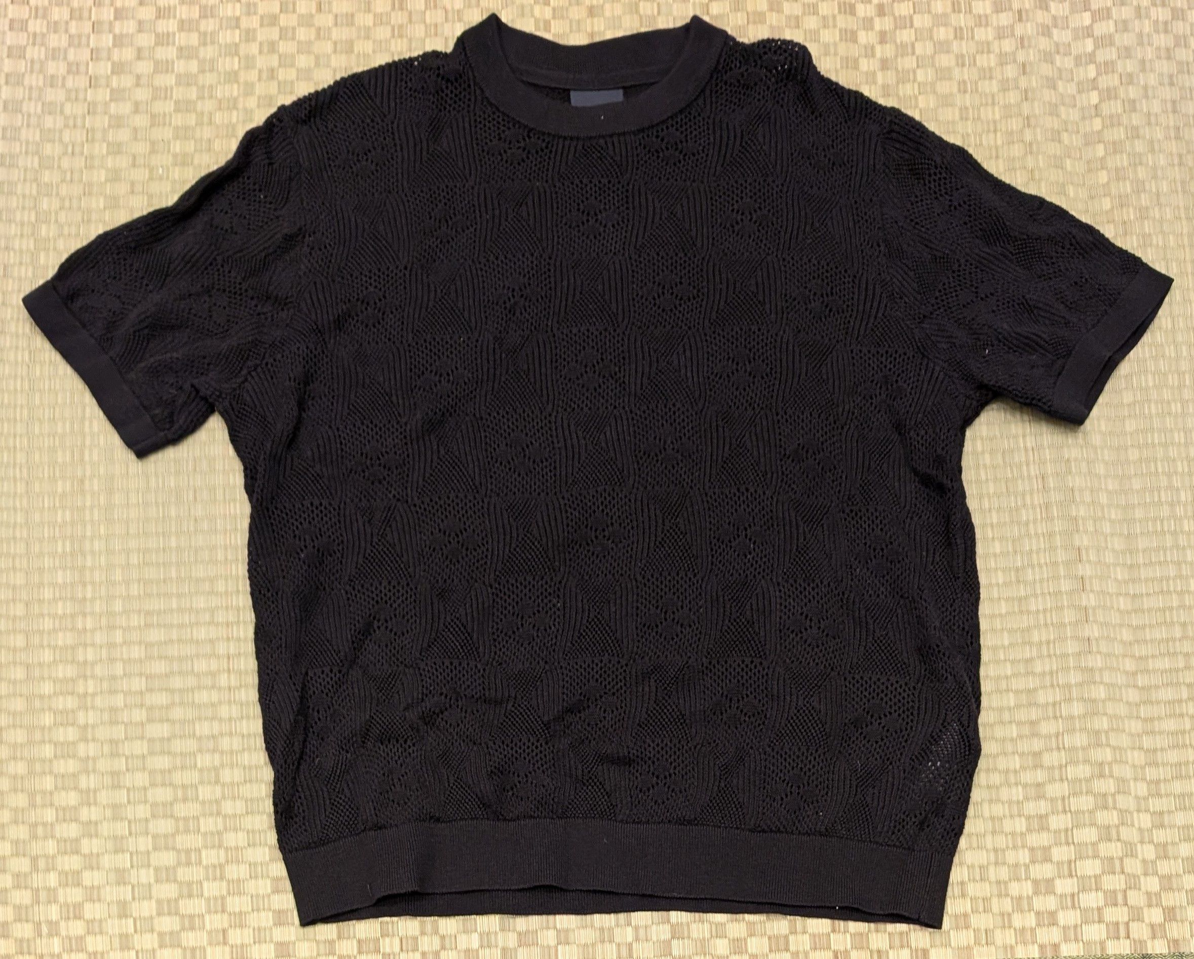 Kith Kith Tilden Crochet Shirt Black Cotton Blend Size US M / EU 48-50 / 2 - 1 Thumbnail
