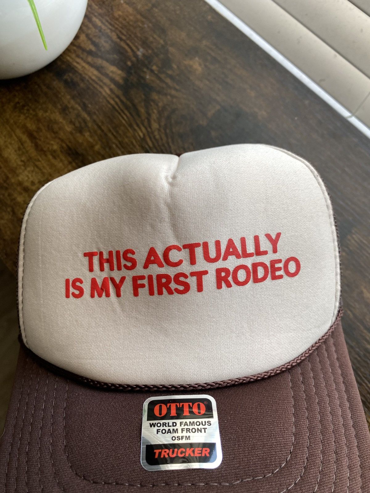 Other Funny This Actually is My First Rodeo Trucker Hat Size ONE SIZE - 3 Thumbnail