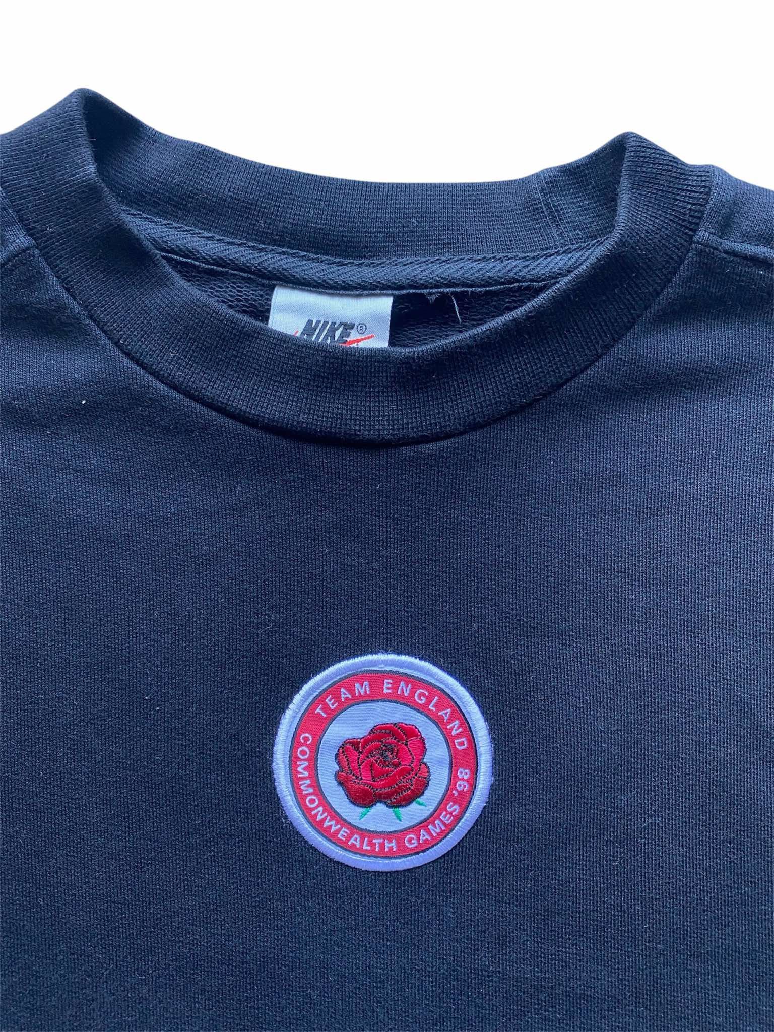 Nike × Vintage Vintage Nike Team England Commonwealth Games 98' Swoosh Size US S / EU 44-46 / 1 - 3 Thumbnail