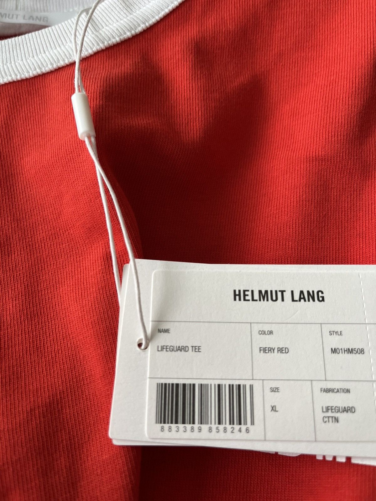 Helmut Lang Helmut Lang Limited Edition Brand New Runway Lifeguard Tee Size US XL / EU 56 / 4 - 12 Thumbnail