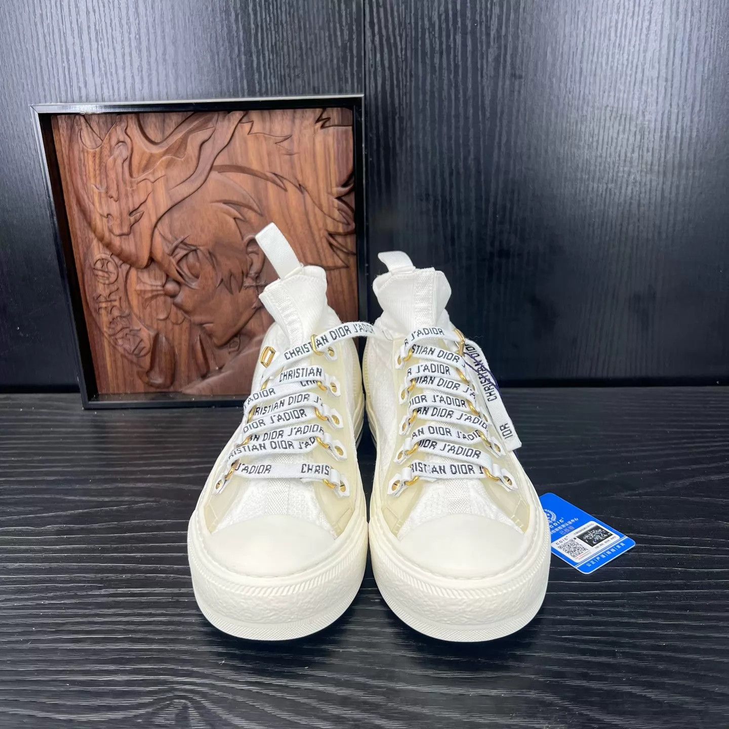 Dior DIOR Walk'n'Dior White 35.5 99 New OG Box Women's Shoes Size US 5 / IT 35 - 4 Thumbnail