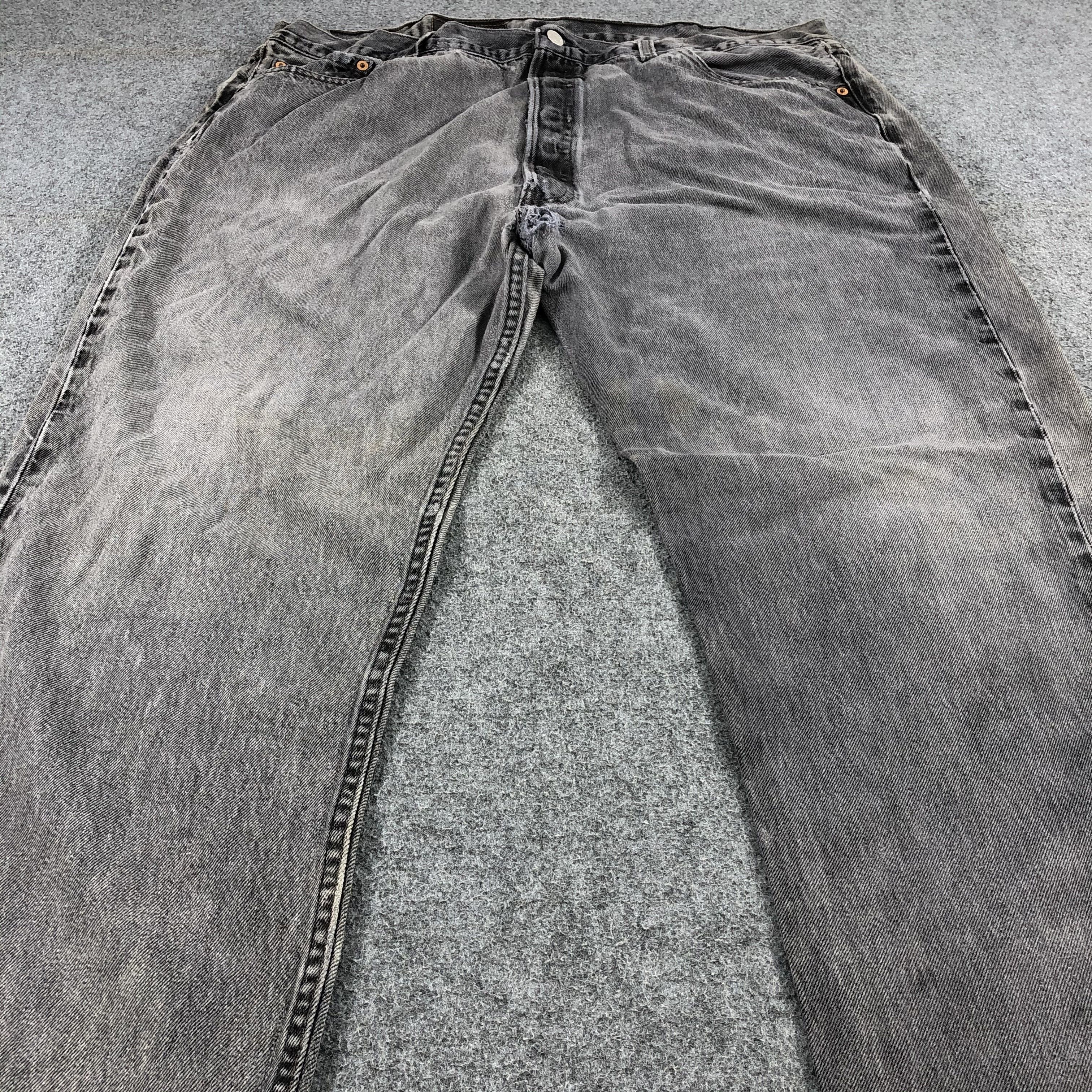 Levi's Vintage 90s Distress Levis 501 Earth Tone Jeans-JM1588 Size US 40 / EU 56 - 3 Thumbnail