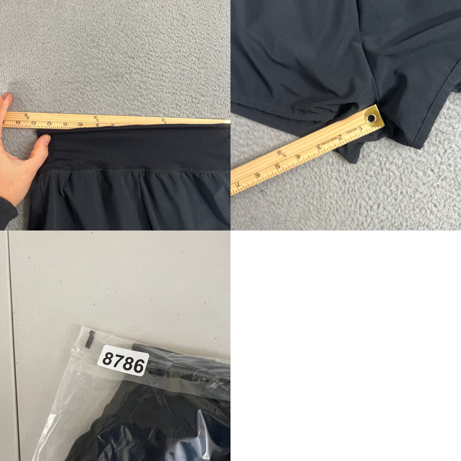 GORUCK Goruck Running Shorts Women Size 2 Black with Built In Brief, Zip Pocket, Lined, Stretch - Activewear Shorts Size 26" / US 2 / IT 38 - 8 Thumbnail