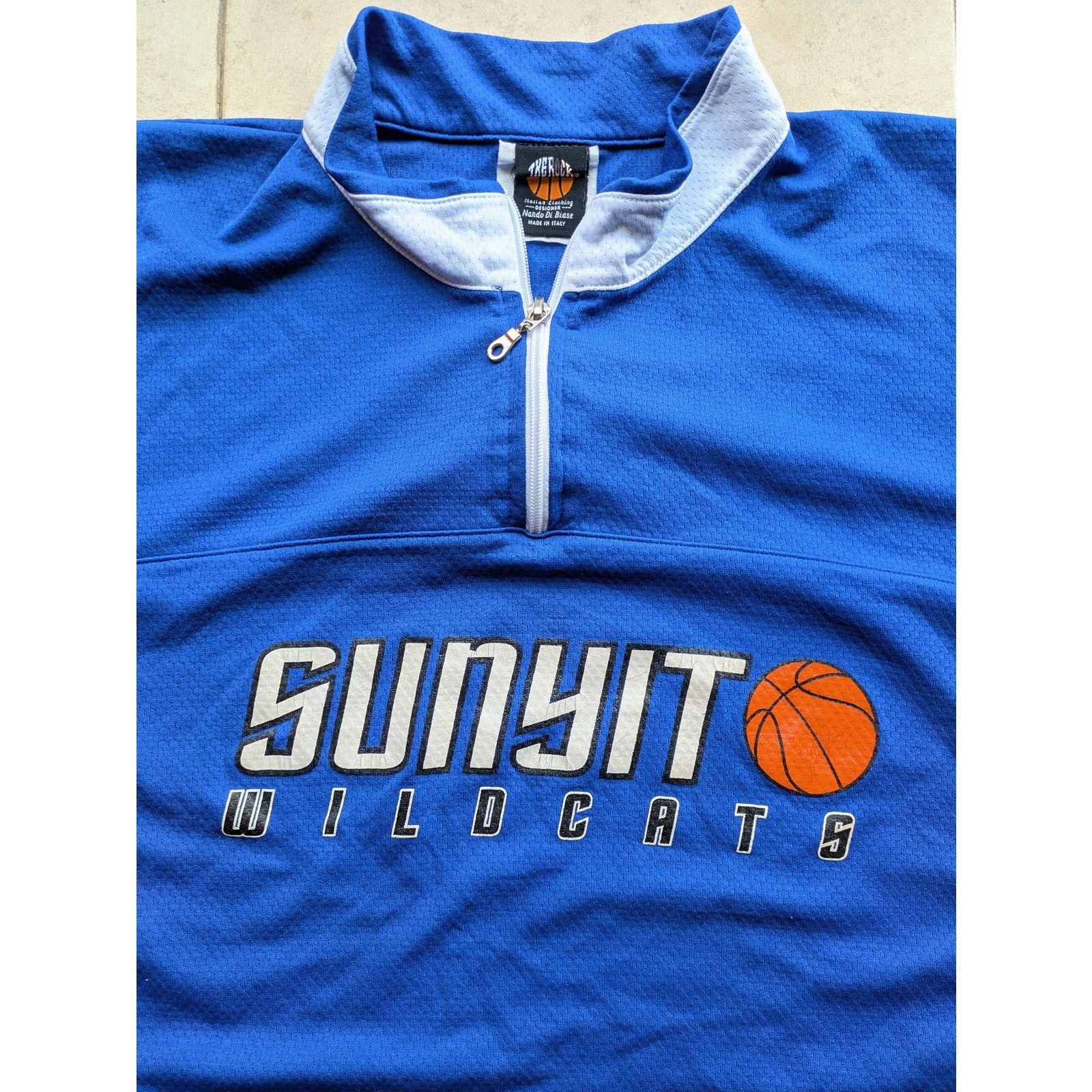 NBA × NCAA SUNY IT Wildcats 90s ROCK Utica NY shirt blue basketball vtg Size US XL / EU 56 / 4 - 1 Thumbnail
