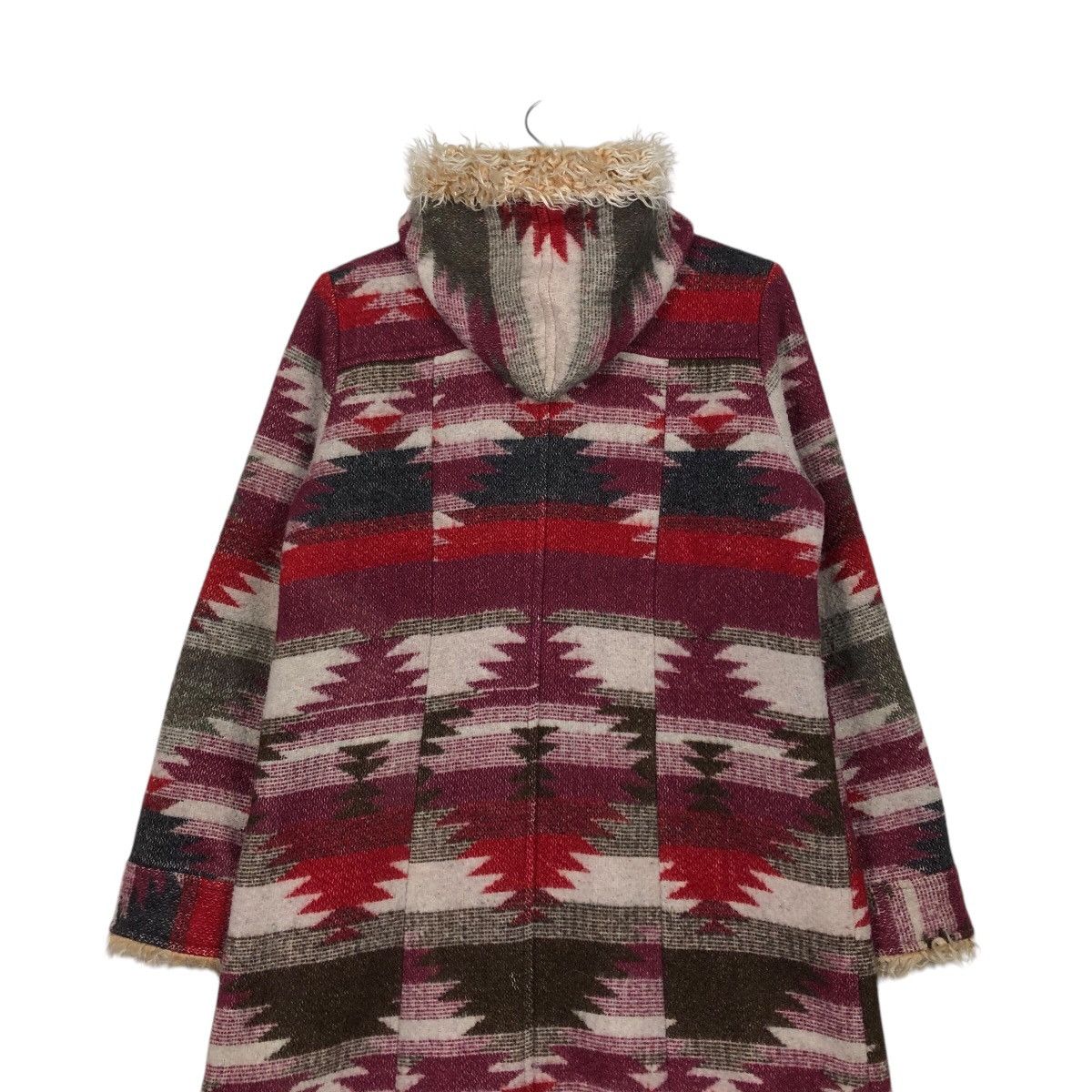 Japanese Brand 📌Vtg Long Jacket Wool Pret Pul Mermaid Navajo Native Design Size US M / EU 48-50 / 2 - 10 Thumbnail