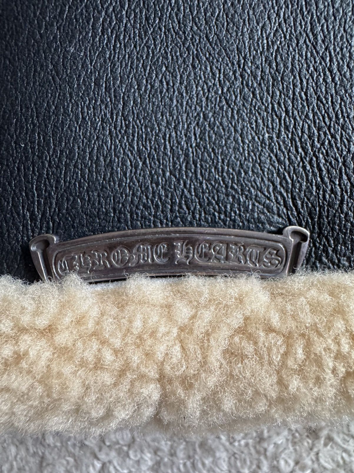 Chrome Hearts CHROME HEARTS black leather and fur flight jacket Size US XL / EU 56 / 4 - 6 Thumbnail