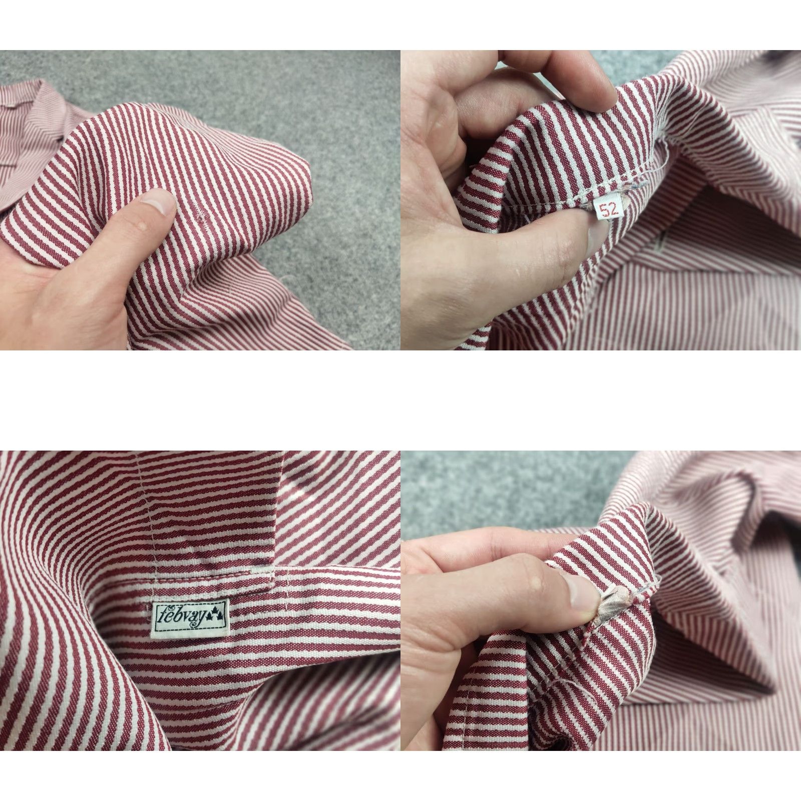 Vintage VINTAGE Febvay French Work Utility Jacket Shirt Size US L / EU 52-54 / 3 - 10 Thumbnail