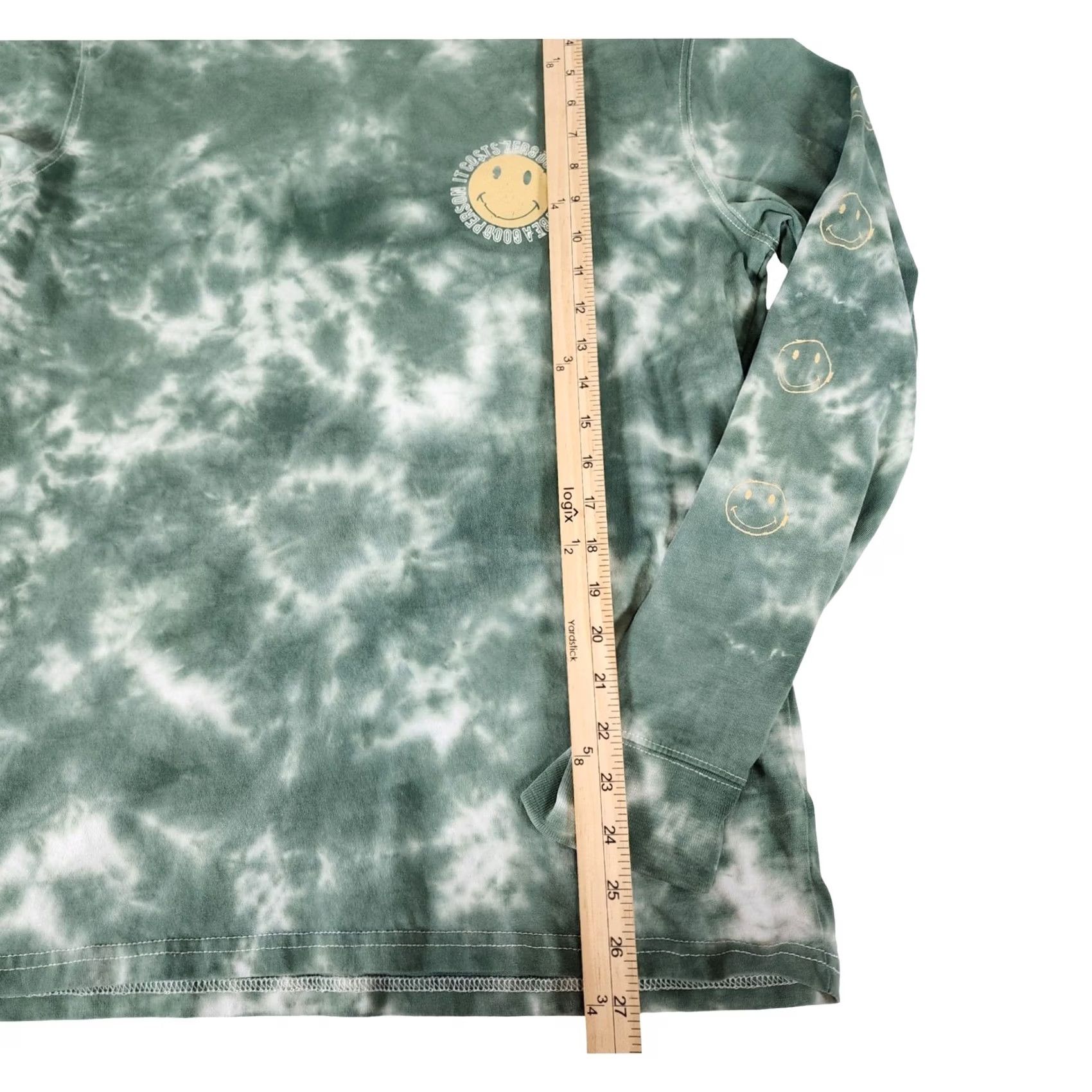 Vintage Arizona Jean Co Green Tie Dye Long Sleeve Crew Neck Graphic Tee Mens M Size US M / EU 48-50 / 2 - 6 Thumbnail